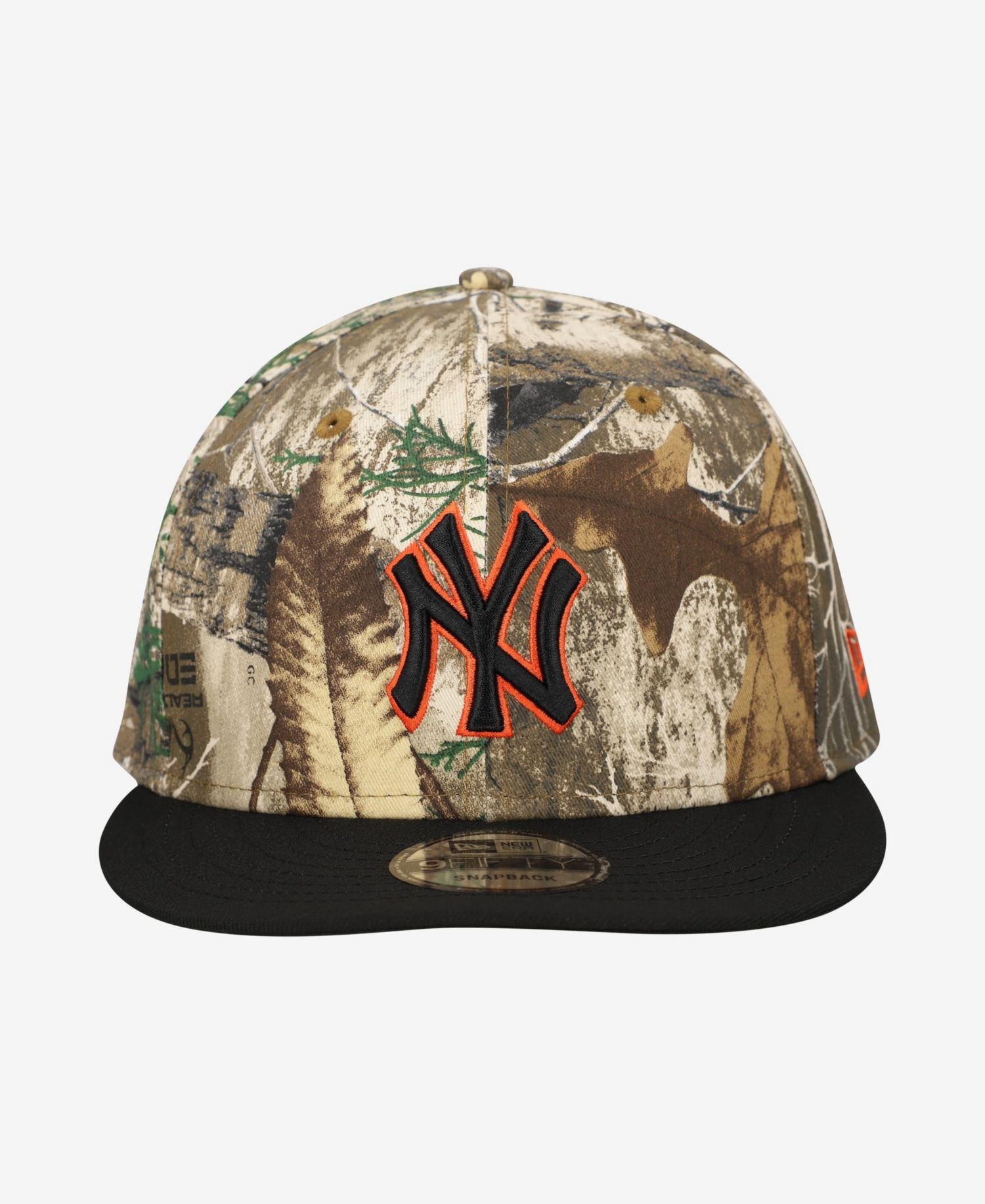 Men's Camo New York Yankees Realtree Orange Pop 9FIFTY Snapback Hat