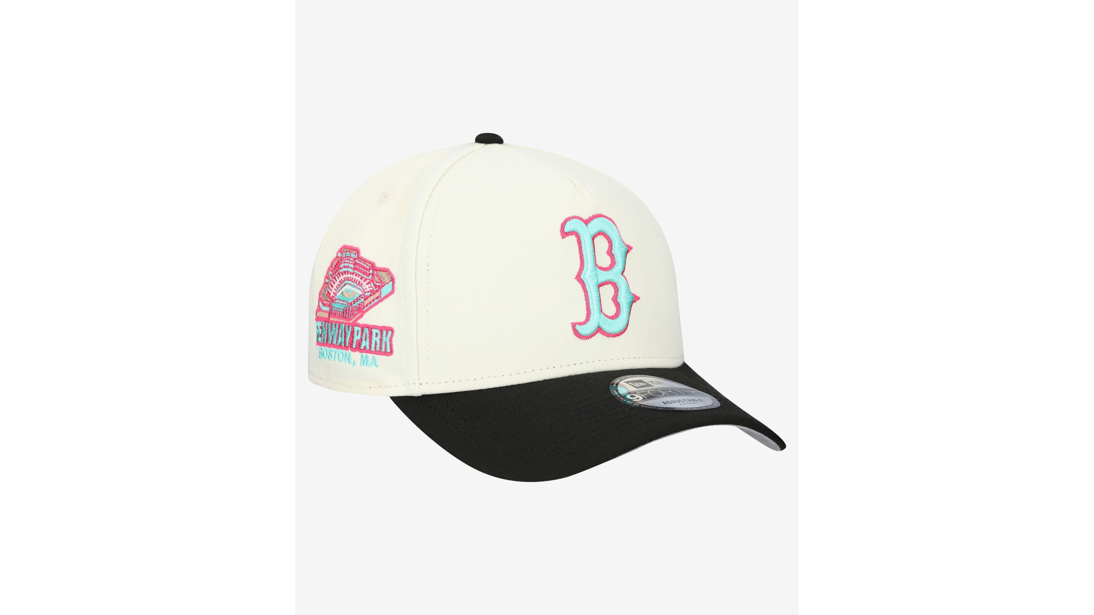 New Era Boston Red Sox Stadium Chrome 9FORTY A-Frame Baseball Cap