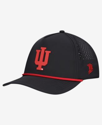 Men's  Black Indiana Hoosiers Classic Adjustable Rope Hat