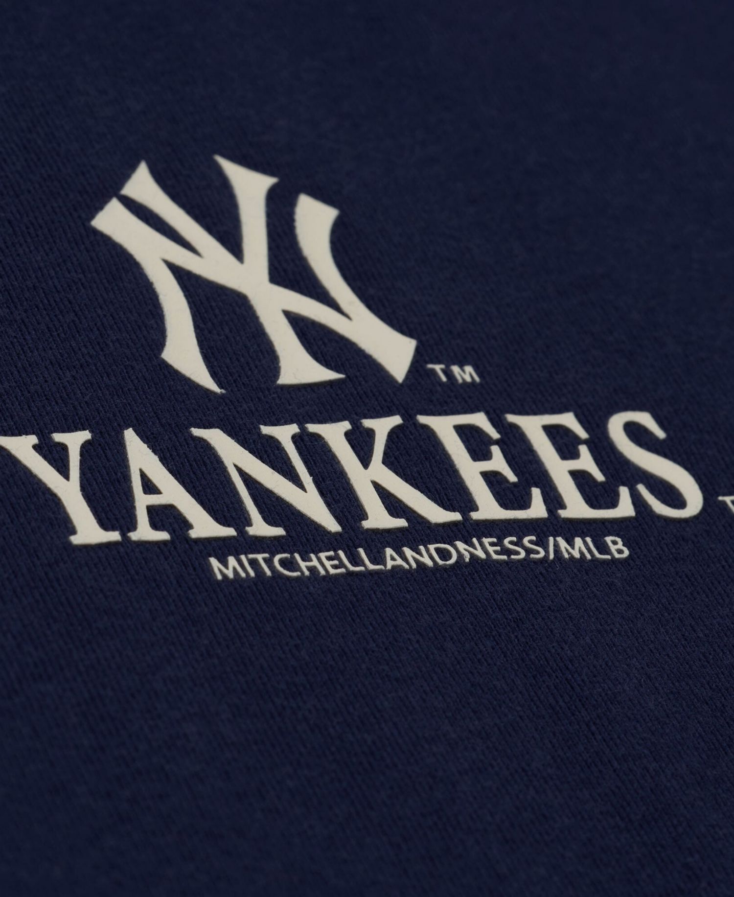 Women's Navy New York Yankees Core Essentials Micro Logo T-Shirt