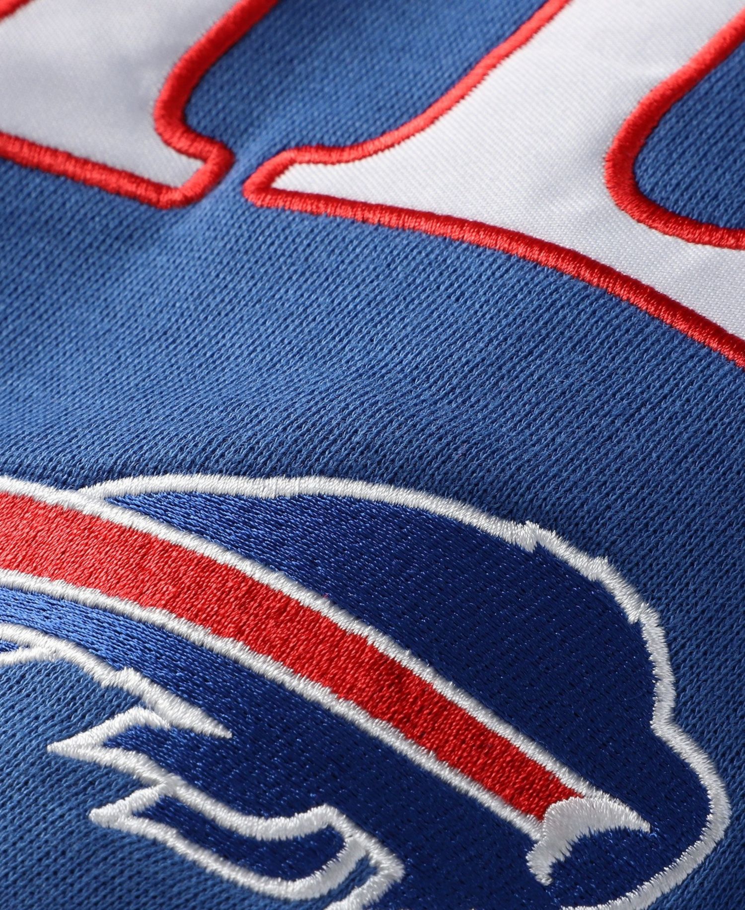 Women's '47 Royal Buffalo Bills Plus Size Vantage Mock Neck Pullover