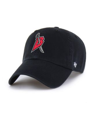 Men's '47  Black Buffalo Sabres Logo Clean Up Adjustable Hat