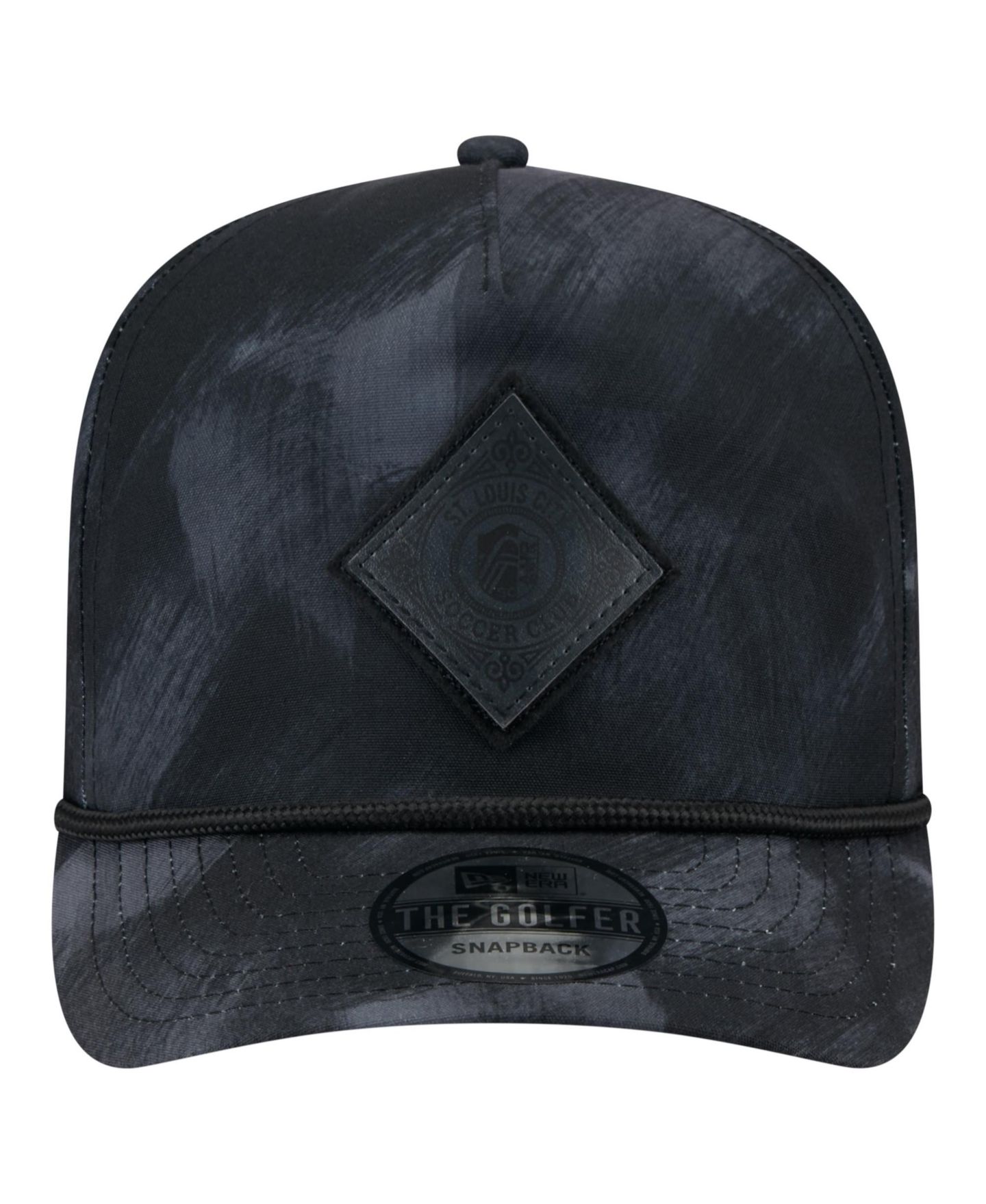 Мужская кепка New Era Black St. Louis City SC Golfer Snapback Hat — фото 2