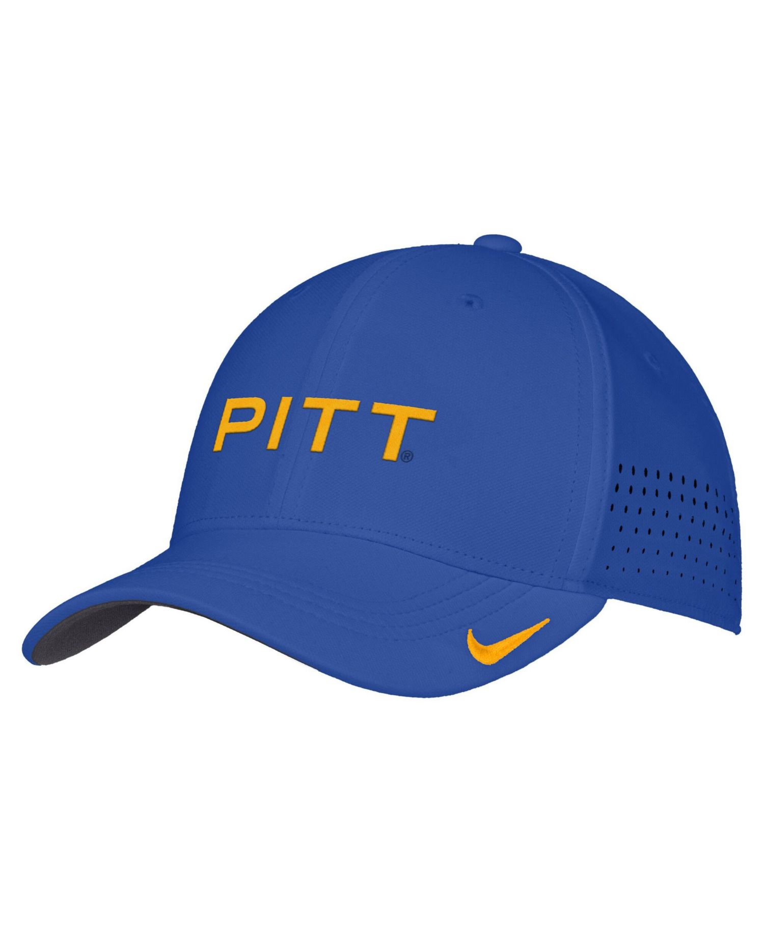 Men's Royal Pitt Panthers 2026 On-Field AeroBill SwooshFlex Dri-FIT Hat