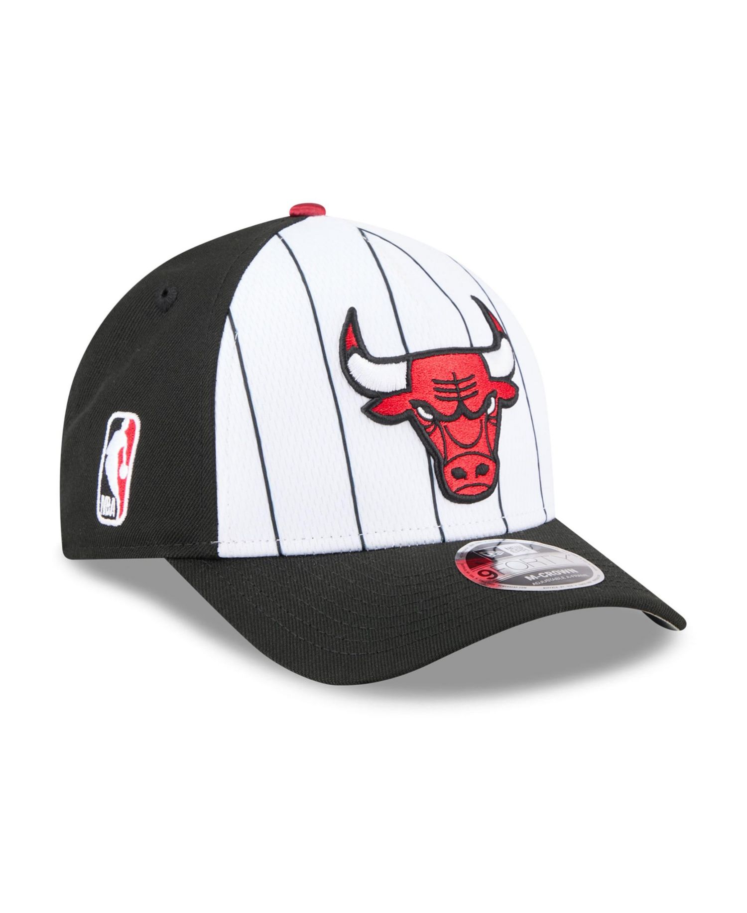 Men's White/Black Chicago Bulls 2025 NBA Tip Off M-Crown A-Frame 9FORTY Adjustable Hat