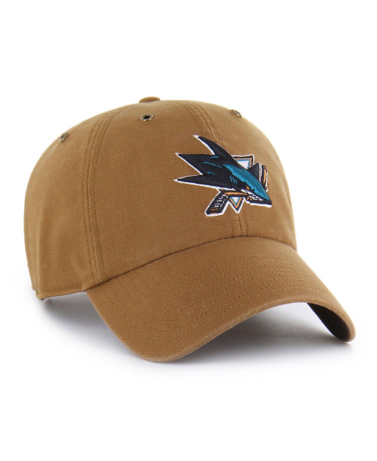 Men's Brown San Jose Sharks Clean Up Adjustable Hat