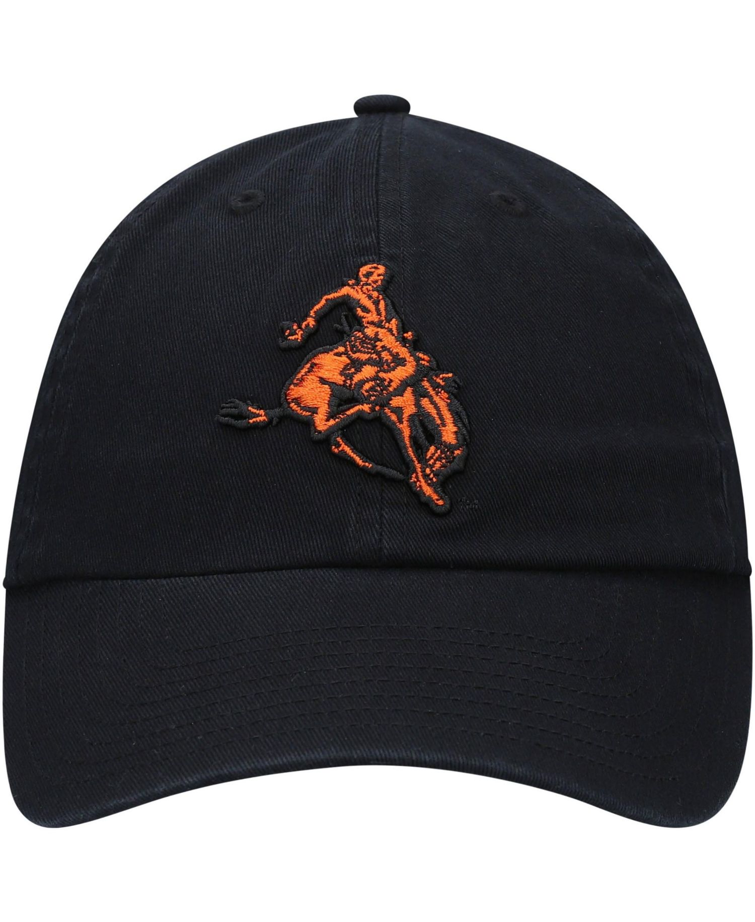 Men's '47 Black Oklahoma State Cowboys Vault Clean Up Adjustable Hat