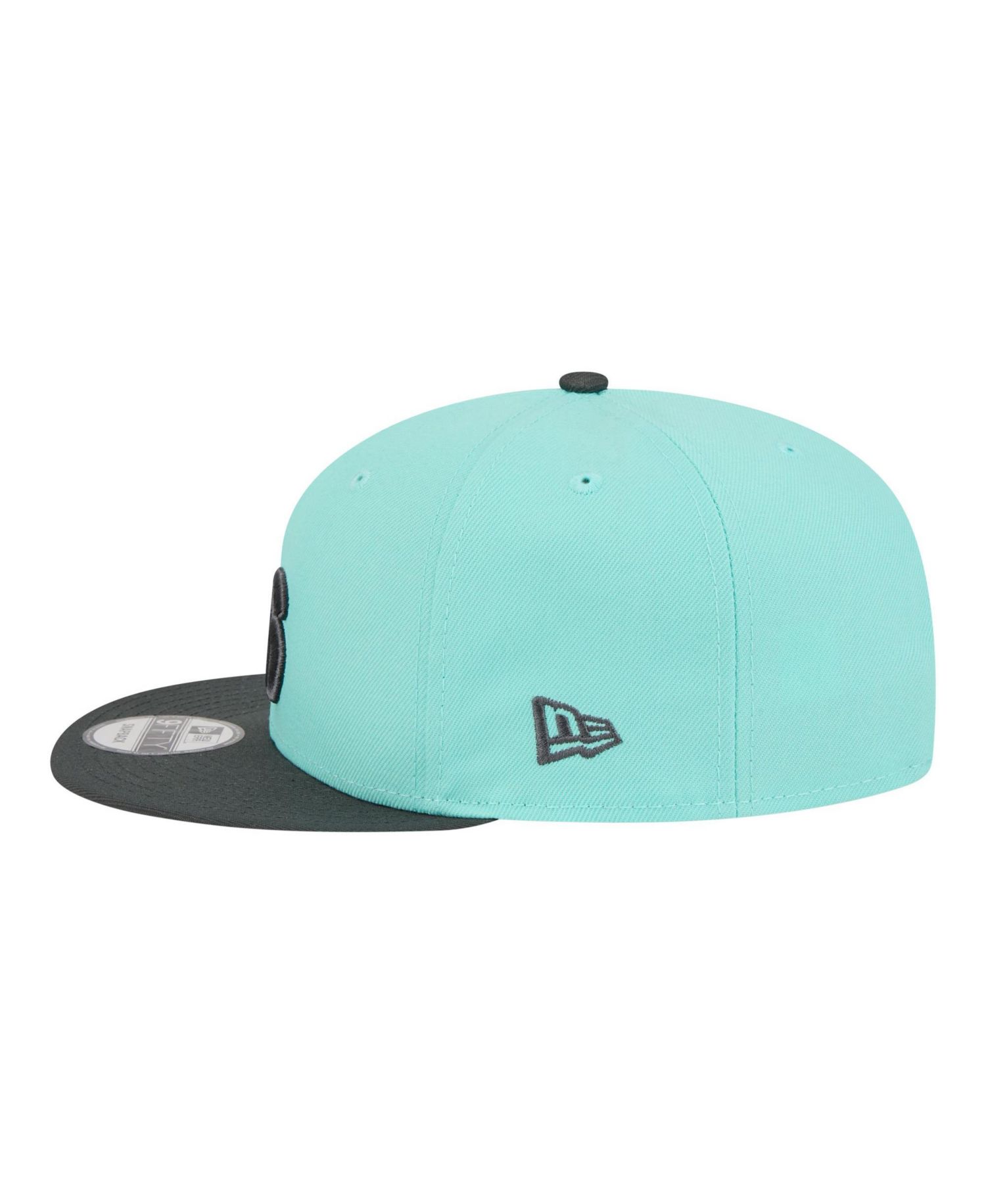 Men's Turquoise/Charcoal Philadelphia 76ers Color Pack Two-Tone 9FIFTY Snapback Hat