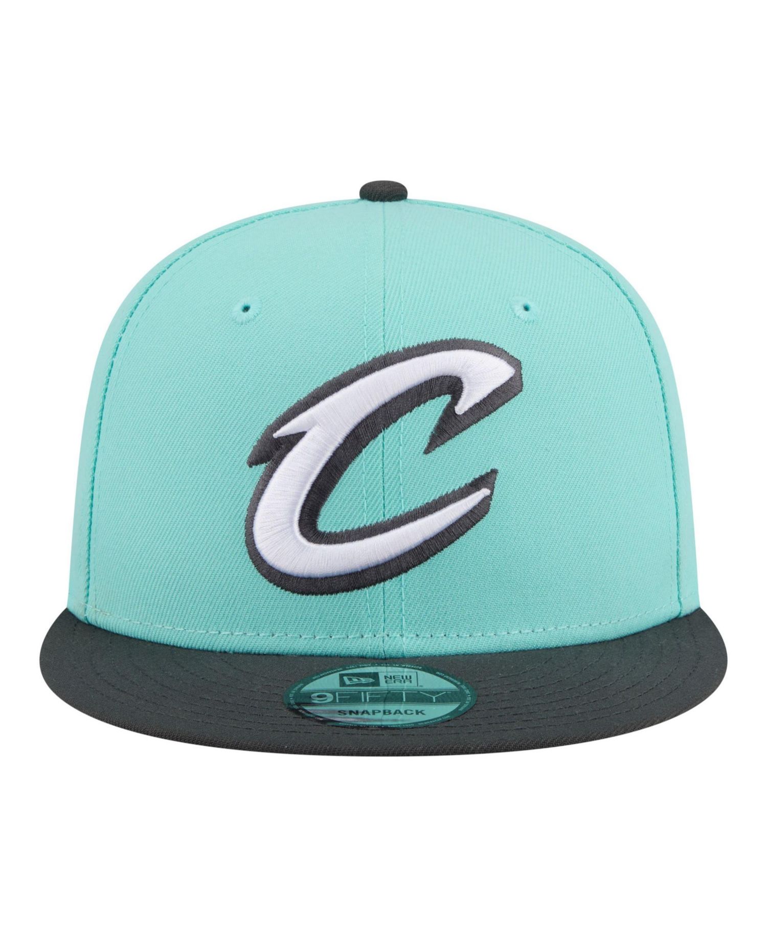 Men's Turquoise/Charcoal Cleveland Cavaliers Color Pack Two-Tone 9FIFTY Snapback Hat
