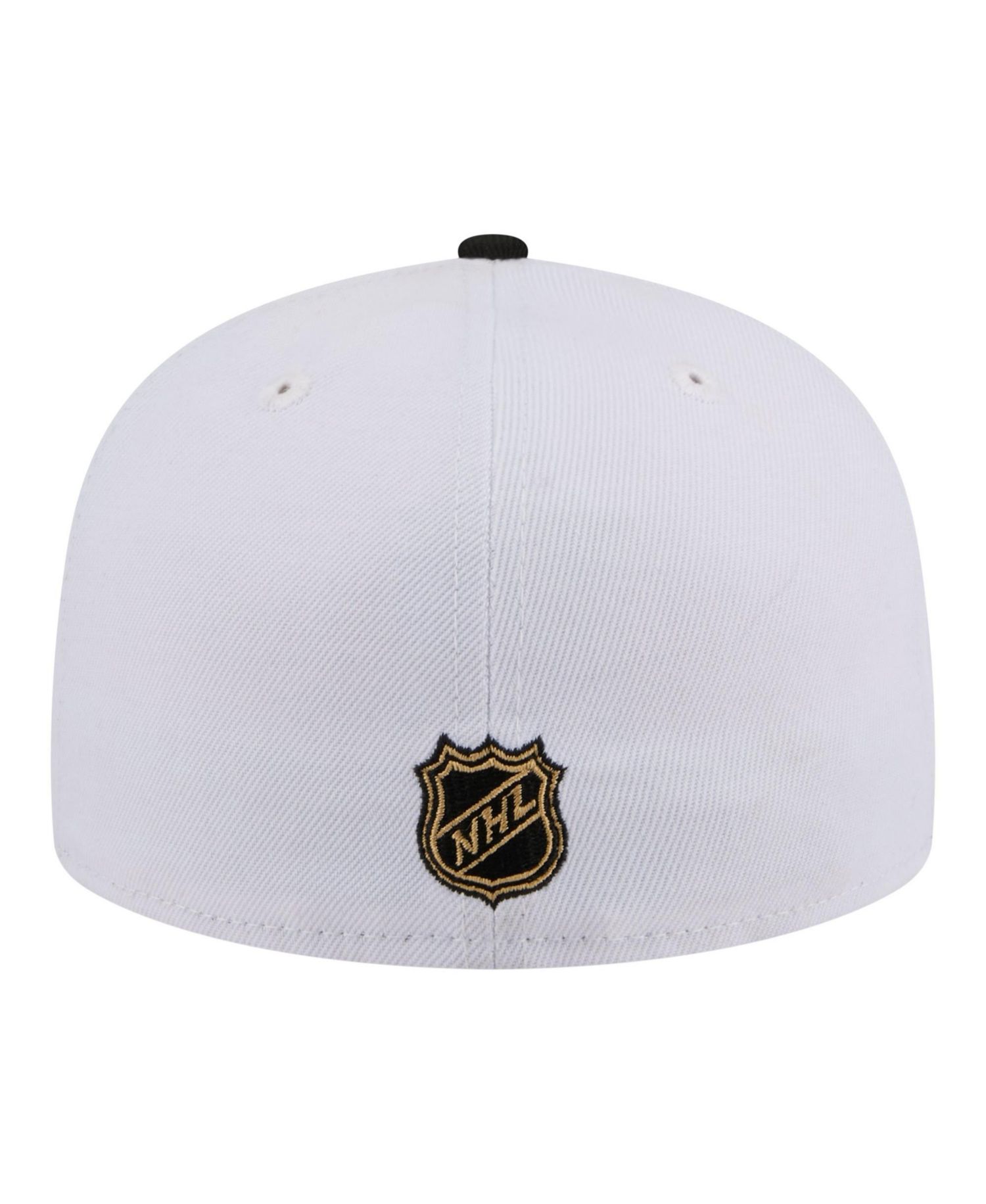 Men's White/Black Chicago Blackhawks Scripted 59FIFTY Fitted Hat
