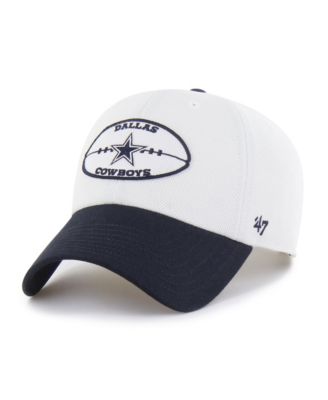 Men's '47 Cream/Navy Dallas Cowboys Pique Patch Clean Up Adjustable Hat