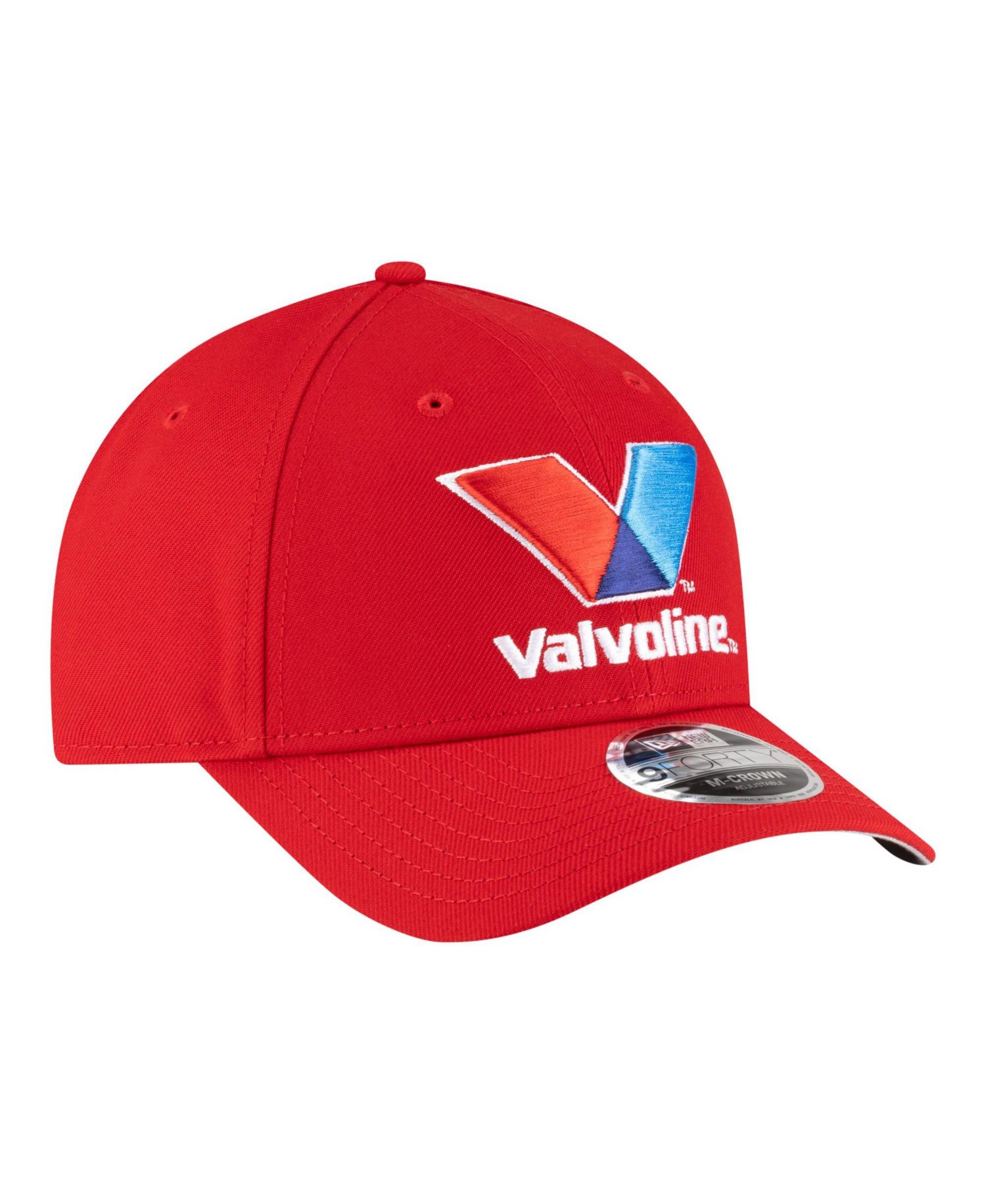 Men's Red Kyle Larson Valvoline 9FORTY M-Crown Adjustable Hat