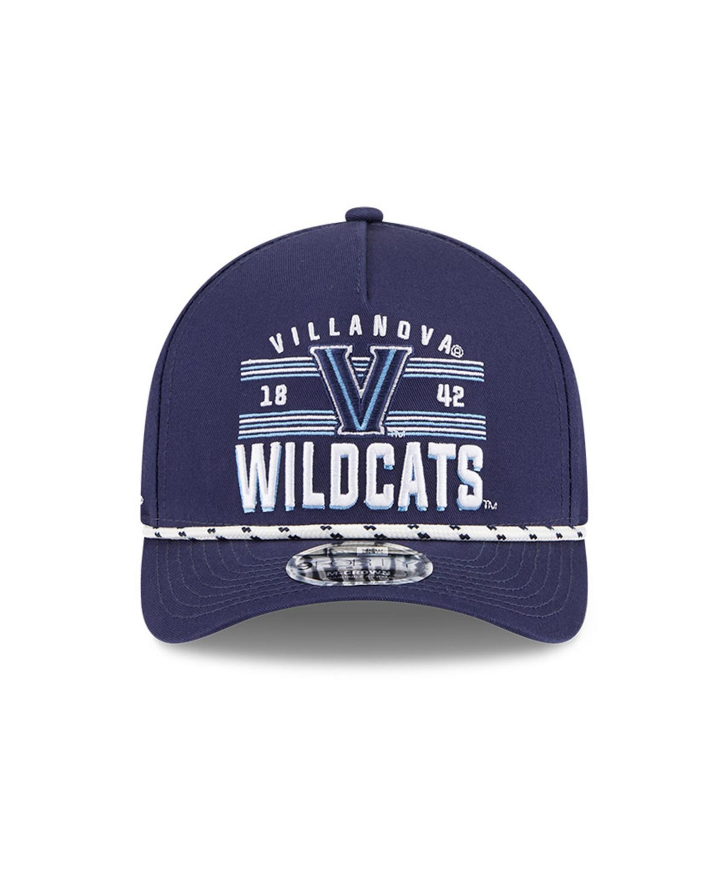 Men's Navy Villanova Wildcats Historic March Madness 9FORTY M-Crown Adjustable Hat