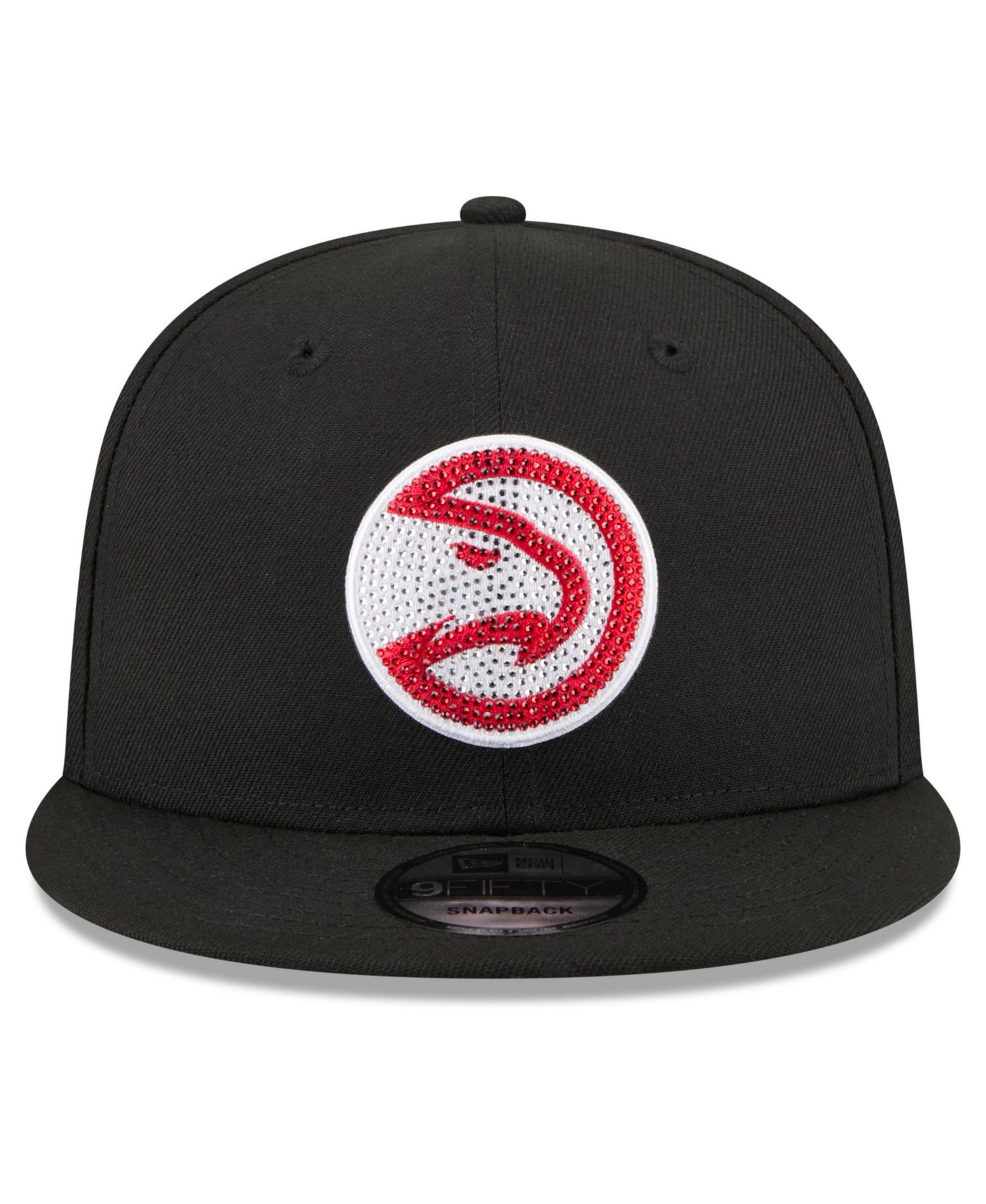 Men's Black Atlanta Hawks 2026 NBA Draft Crystal 9FIFTY Snapback Hat