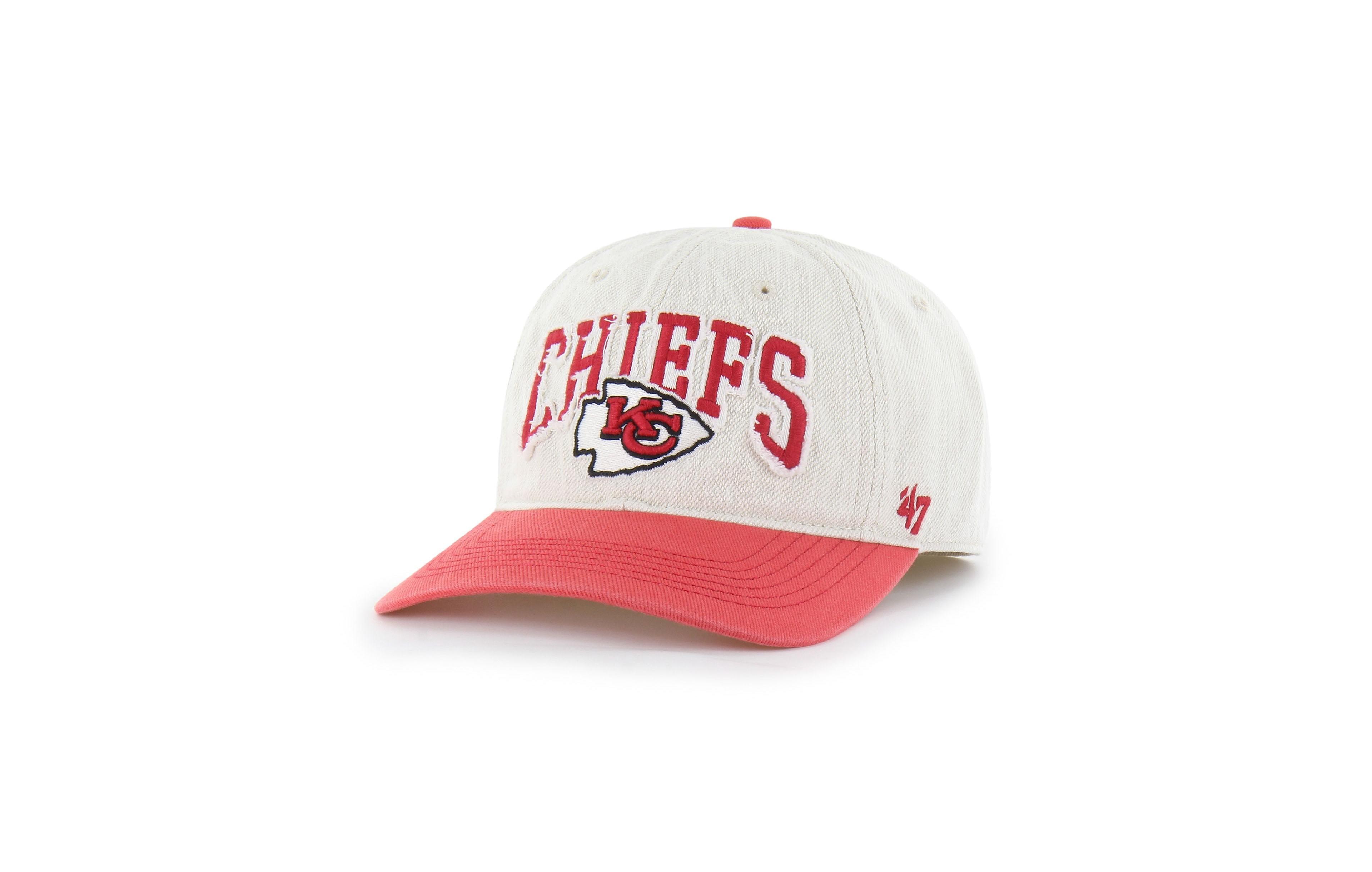 '47 Brand Kansas City Chiefs Low-Crown Groton Fitted Baseball Cap