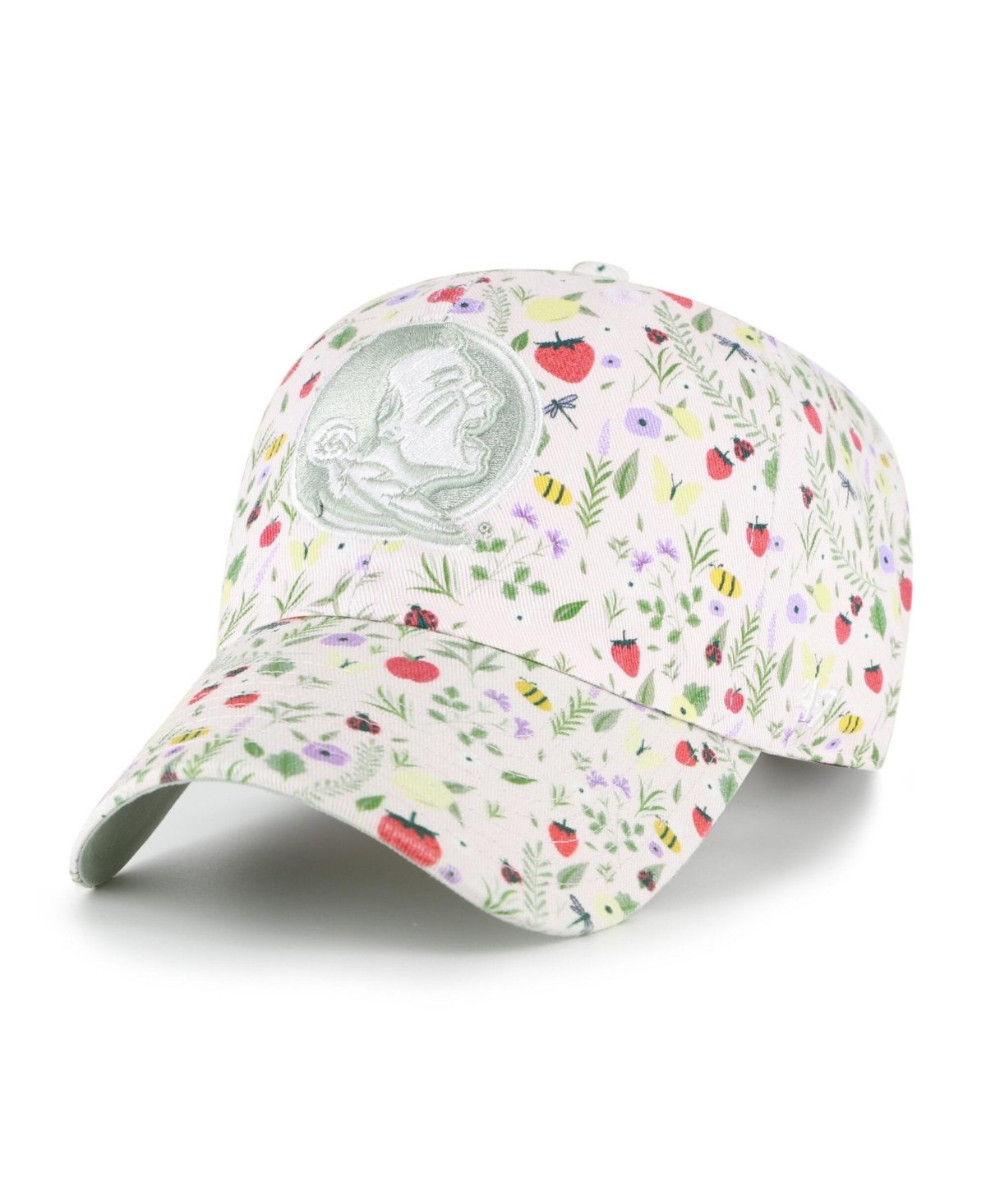 '47 Brand Women's Florida State Seminoles Posey Floral-Print Adjustable Clean Up Hat