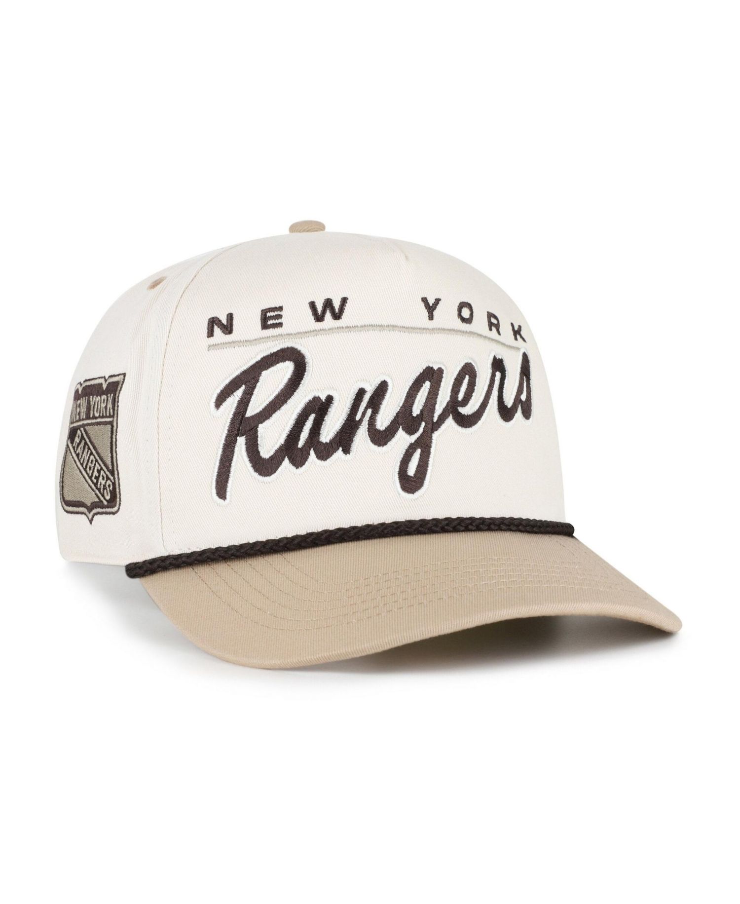 Men's '47 Natural/Tan New York Rangers Neutral Terrain Hitch Rope Adjustable Hat