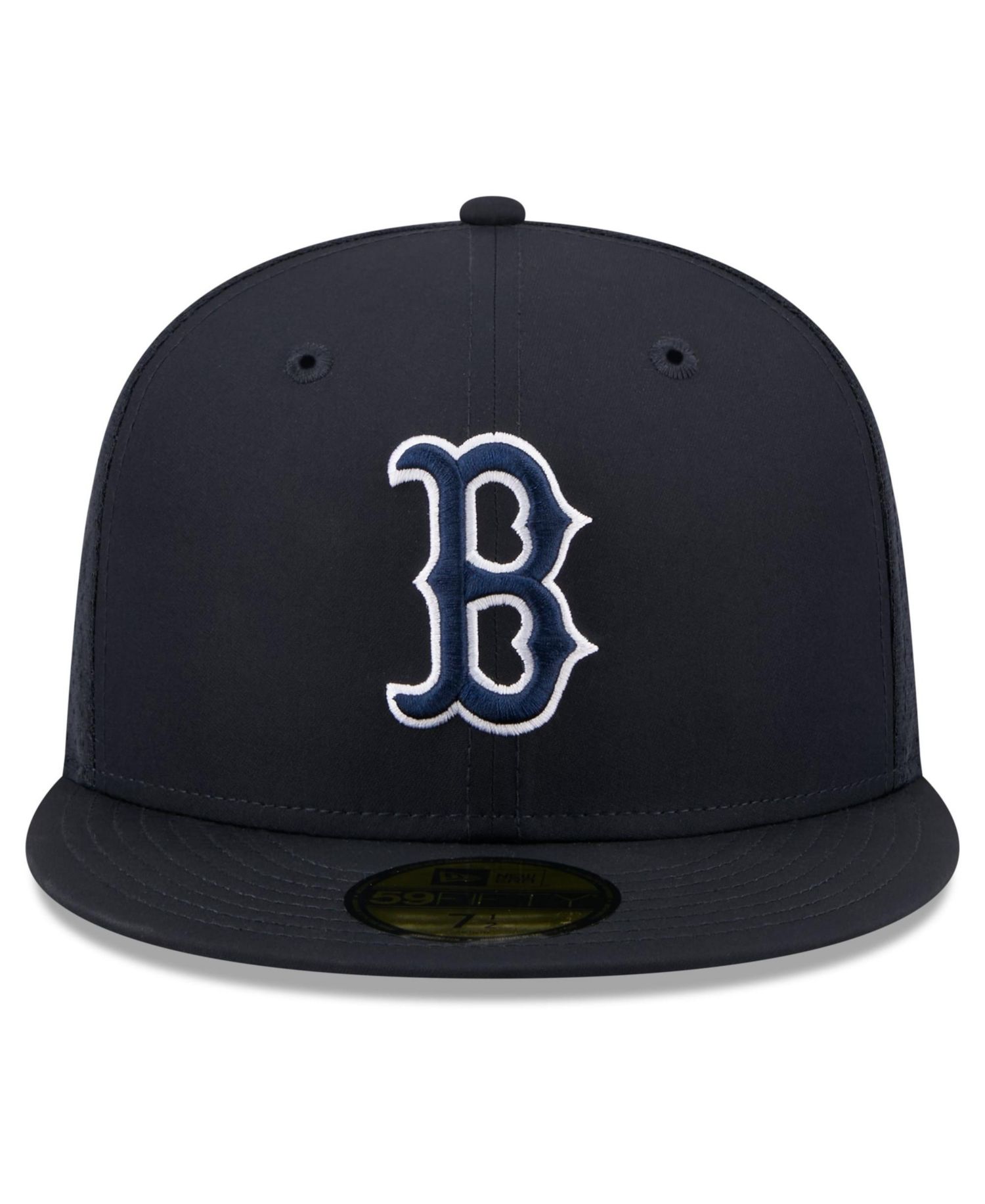 Big Boys and Girls Navy Boston Red Sox Batting Practice 59FIFTY Fitted Hat