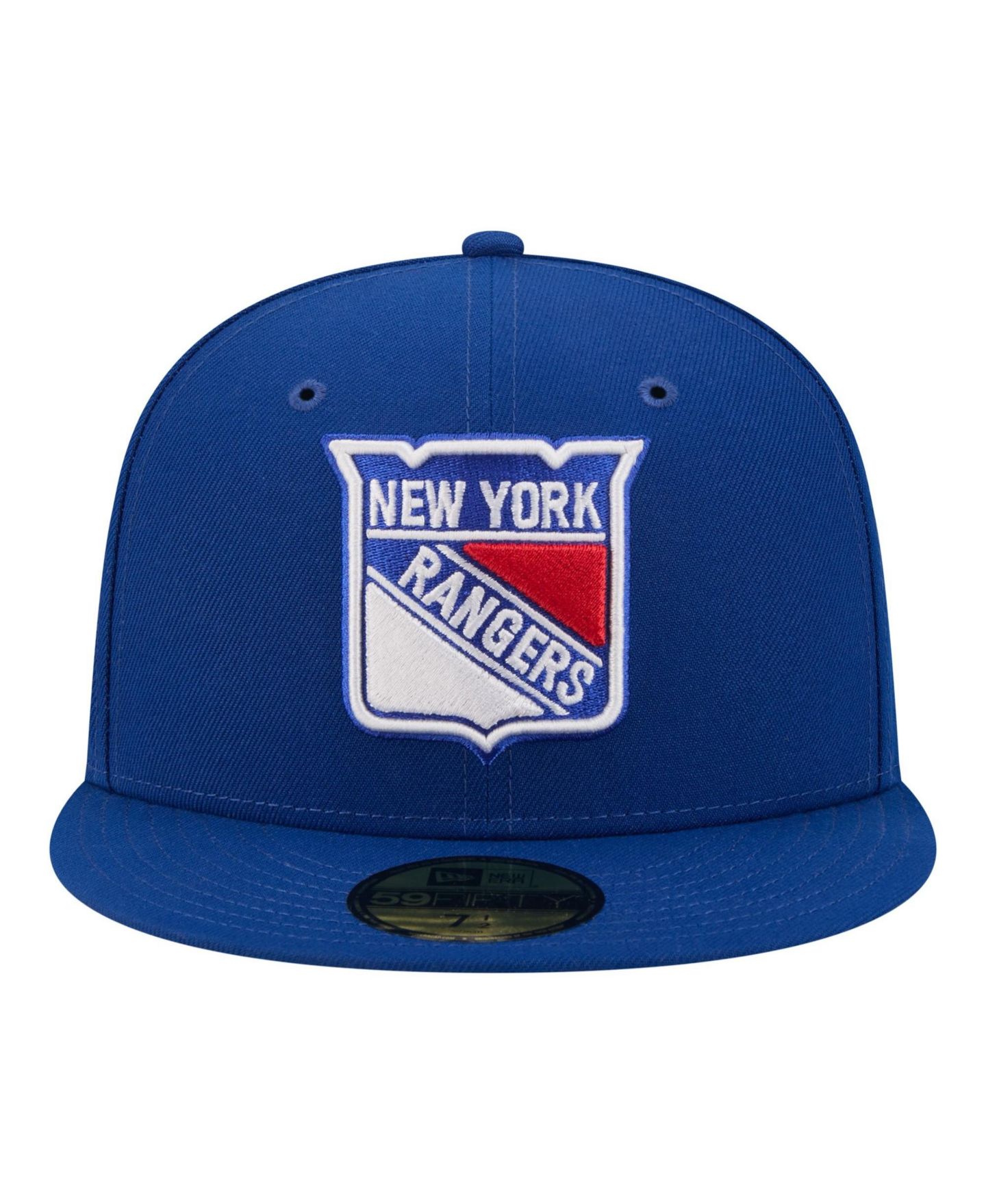Мужская кепка New Era Blue New York Rangers Zamboni 59FIFTY Fitted Hat — фото 2