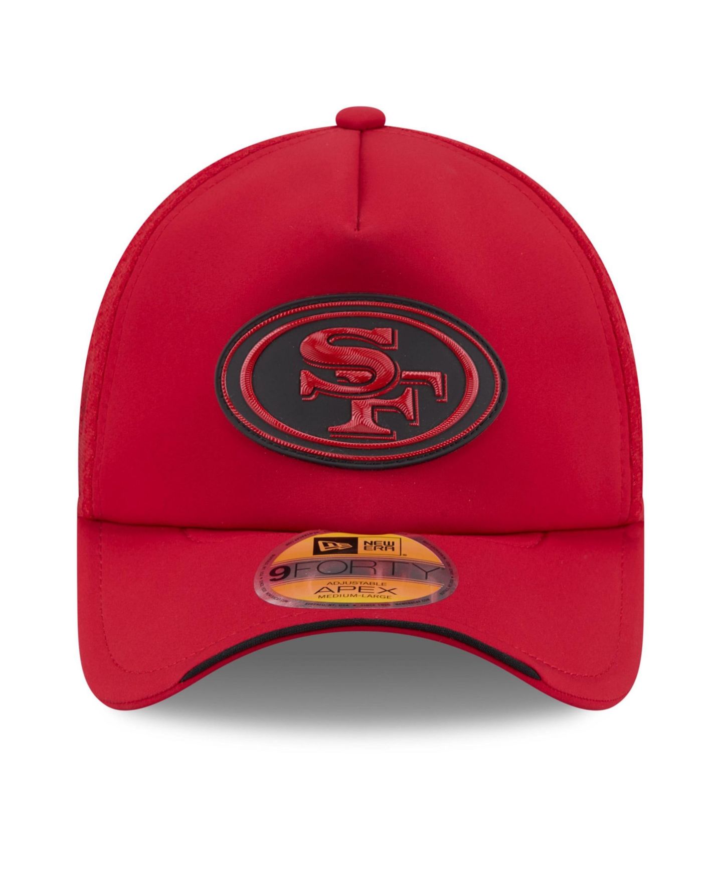 Детская кепка New Era San Francisco 49ers 9FORTY Apex Silicone Logo Mesh — фото 2