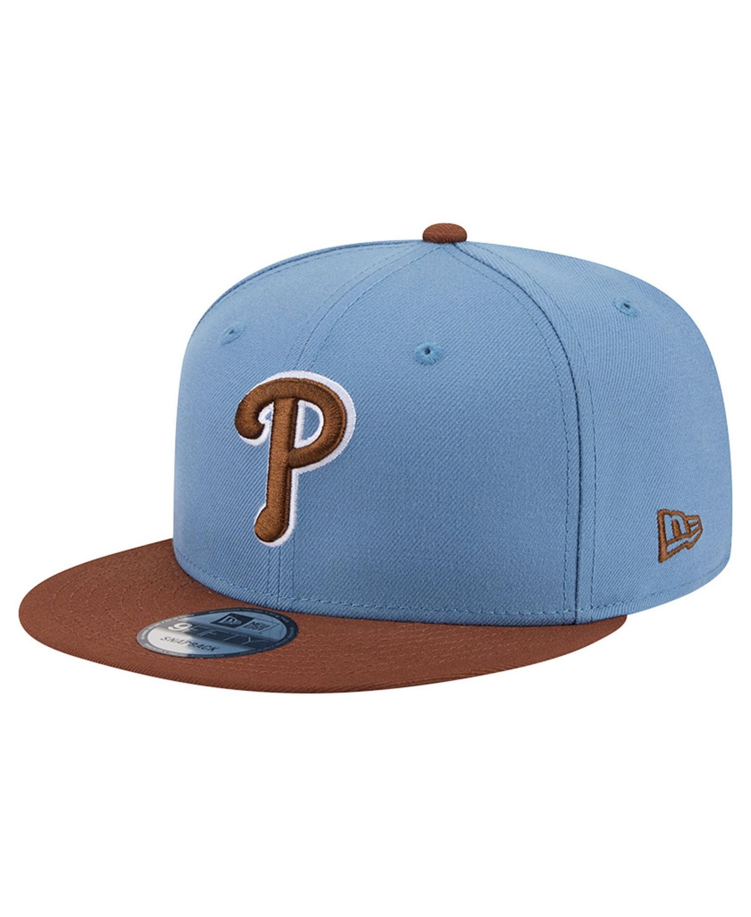 Men's Light Blue/Brown Philadelphia Phillies Color Pack 9FIFTY Snapback Hat