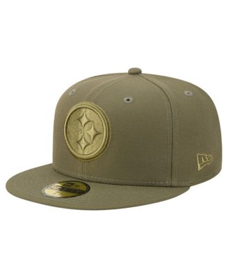 Men's Olive Pittsburgh Steelers Color Pack 59FIFTY Fitted Hat
