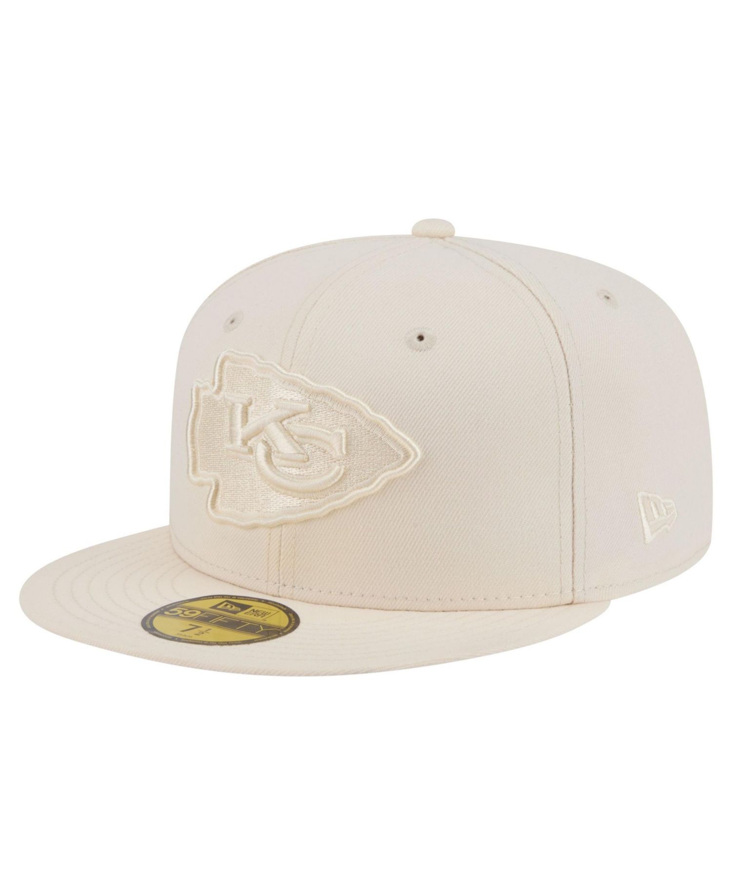 Men's Cream Kansas City Chiefs Color Pack 59FIFTY Fitted Hat