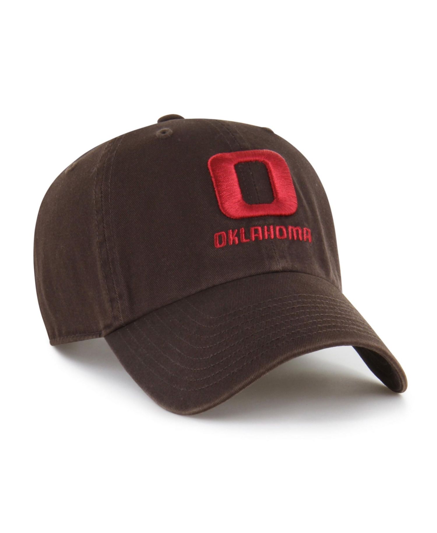 Men's '47 Brown Oklahoma Sooners Vault Clean Up Adjustable Hat