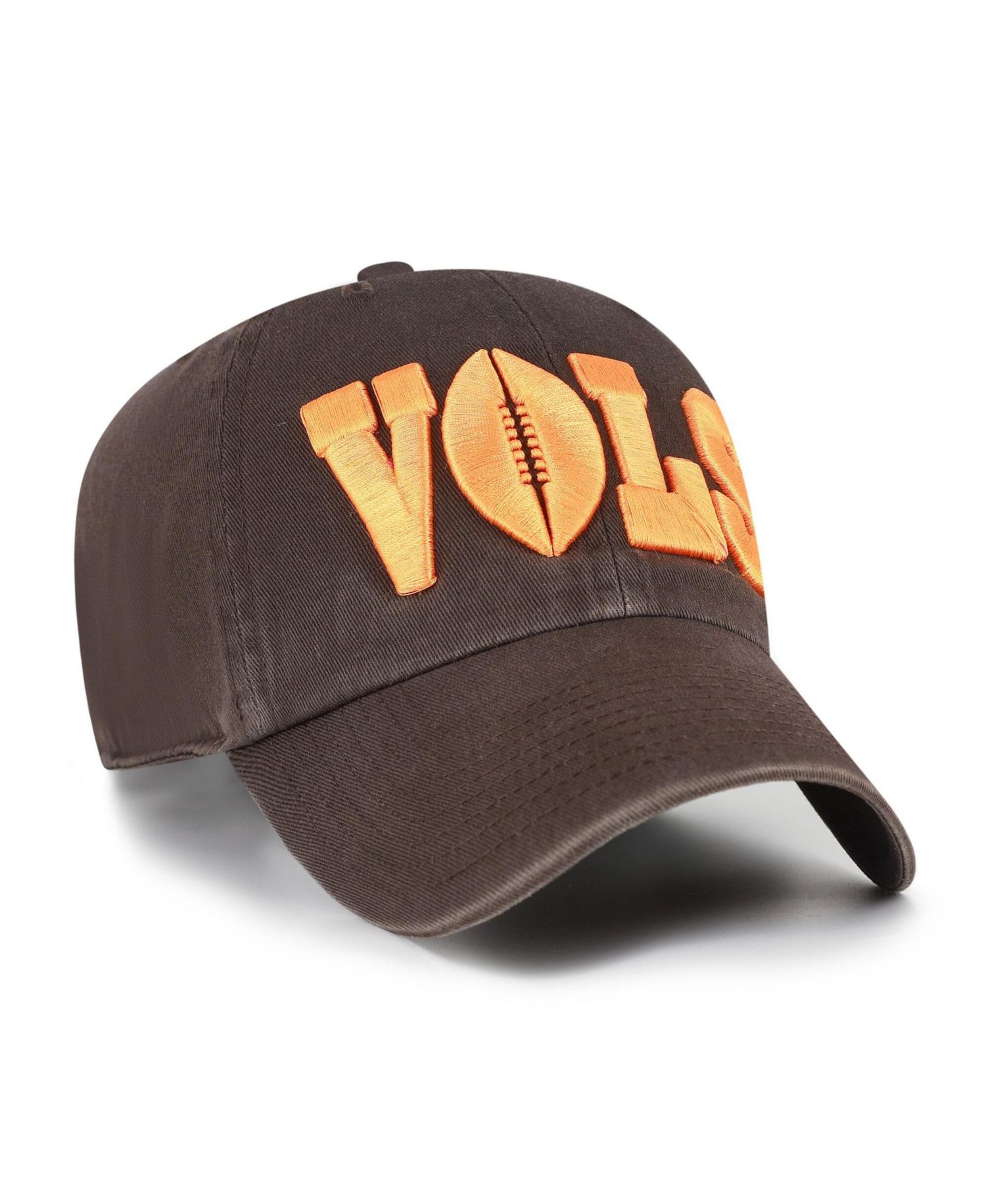 Men's '47 Brown Tennessee Volunteers Vault Clean Up Adjustable Hat