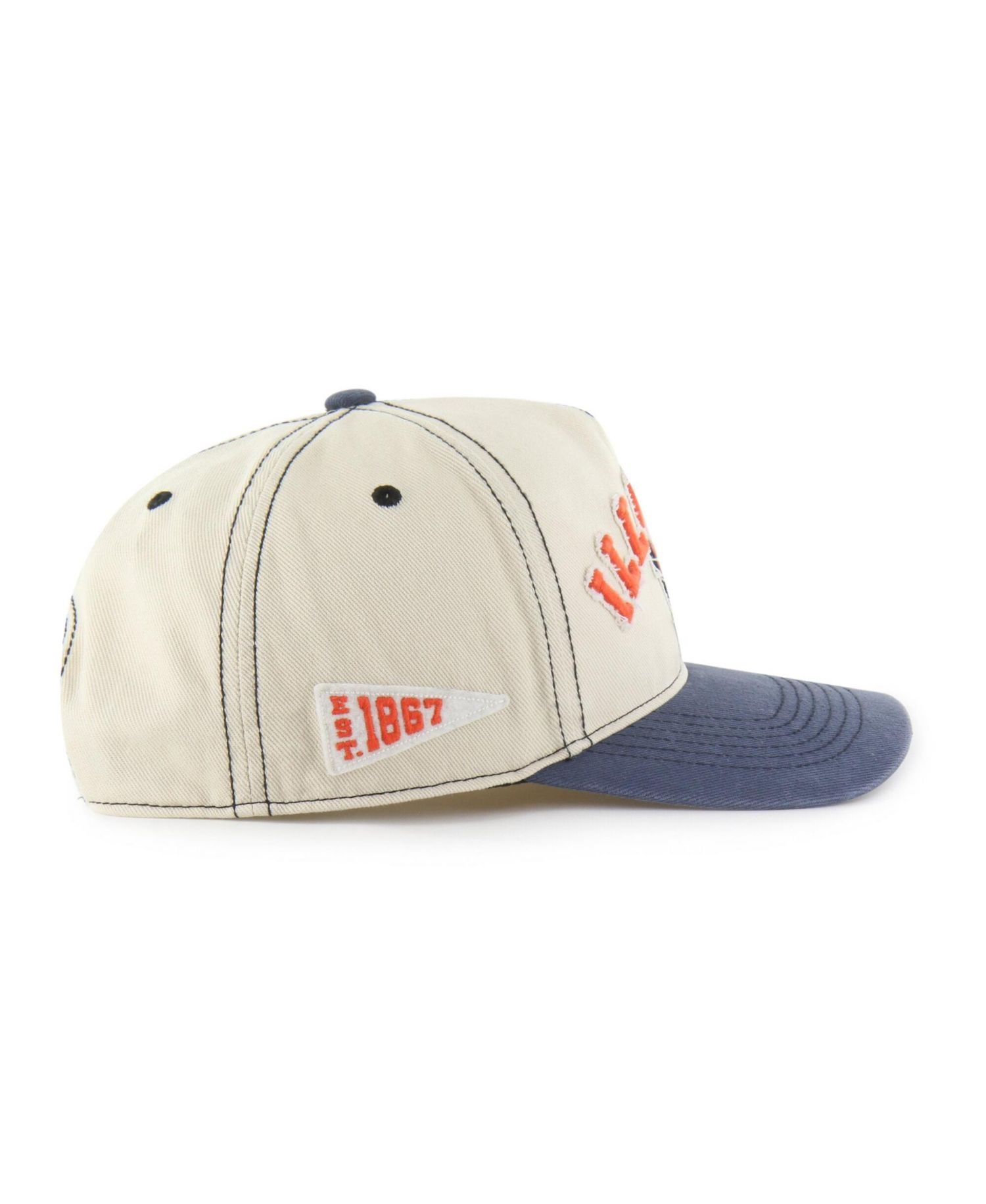 Men's and Women's '47 Tan/Navy Illinois Fighting Illini Well-Worn Calderwood Hitch Adjustable Hat