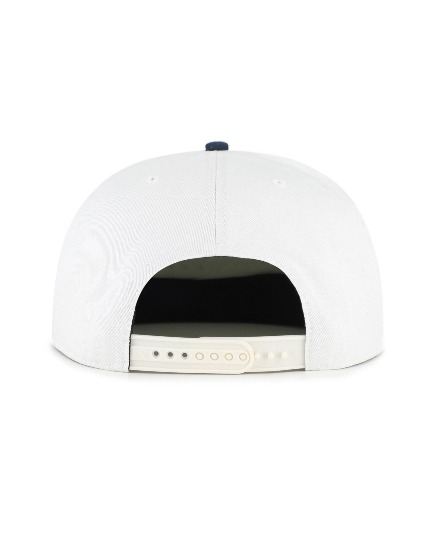 Мужская кепка '47 Brand White/Navy Detroit Tigers Script Stack Relaxed Captain Snapback — фото 4