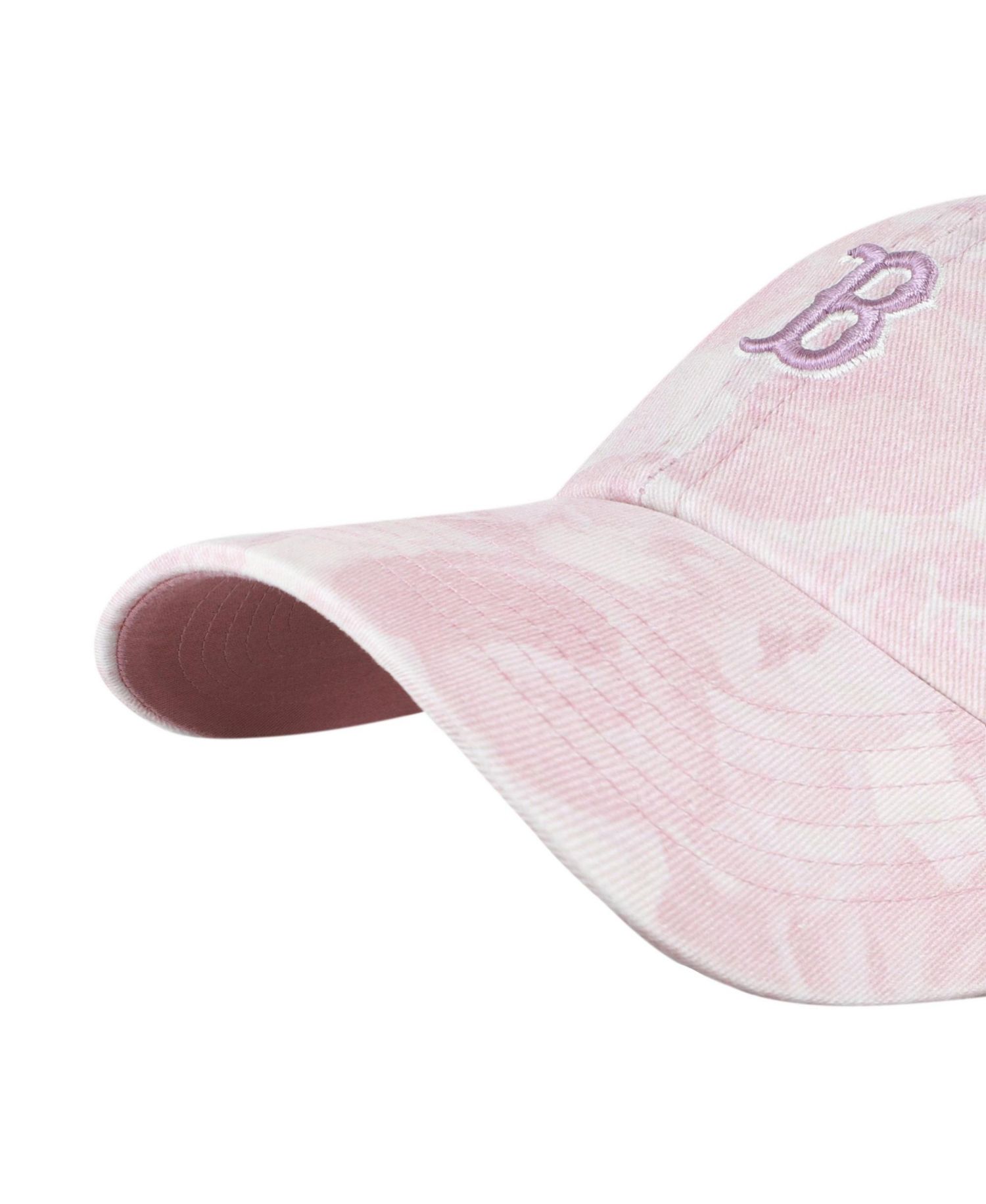 Women's '47 Pink Boston Red Sox Gardenia Clean Up Adjustable Hat
