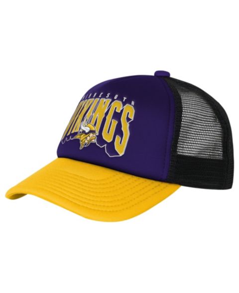 Детская кепка Outerstuff Purple/Gold Minnesota Vikings Handoff Foam Adjustable Trucker Hat