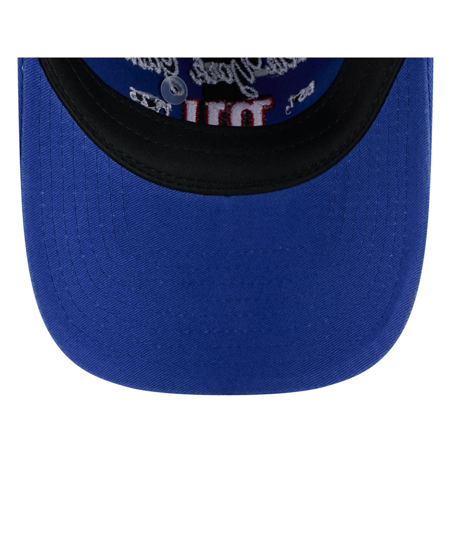 Women's Royal New York Giants Script Casual Classic Adjustable Hat