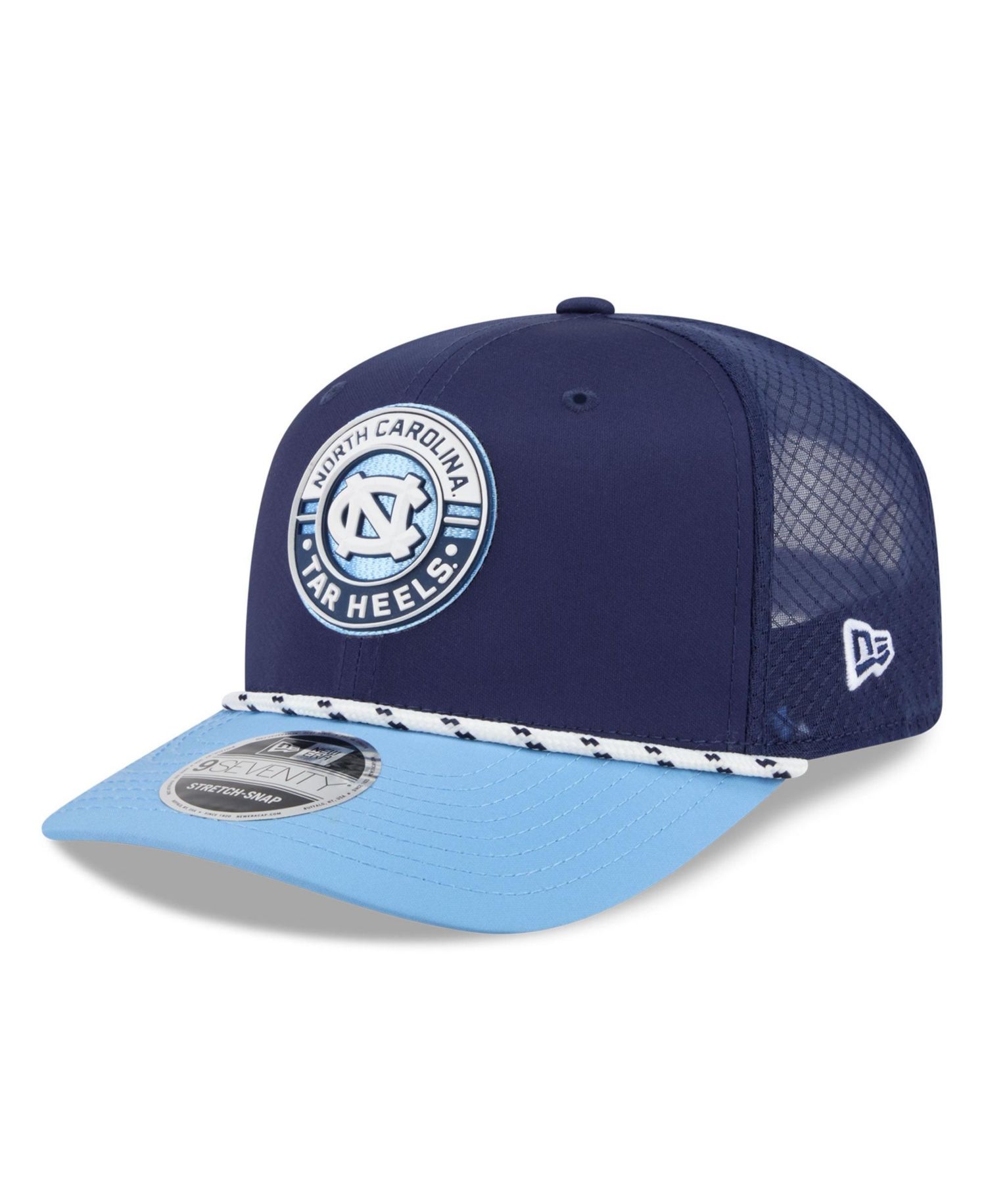 Men's Navy North Carolina Tar Heels Rope 9SEVENTY Adjustable Hat