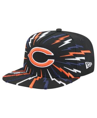 Men's Black Chicago Bears Bolt A-Frame 9FIFTY Snapback Hat