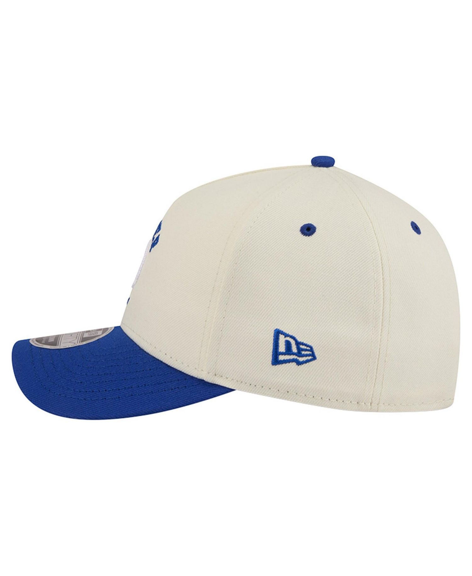 Men's Cream/Royal Denver Broncos Throwback Arch 9FORTY A-Frame M-Crown Adjustable Hat