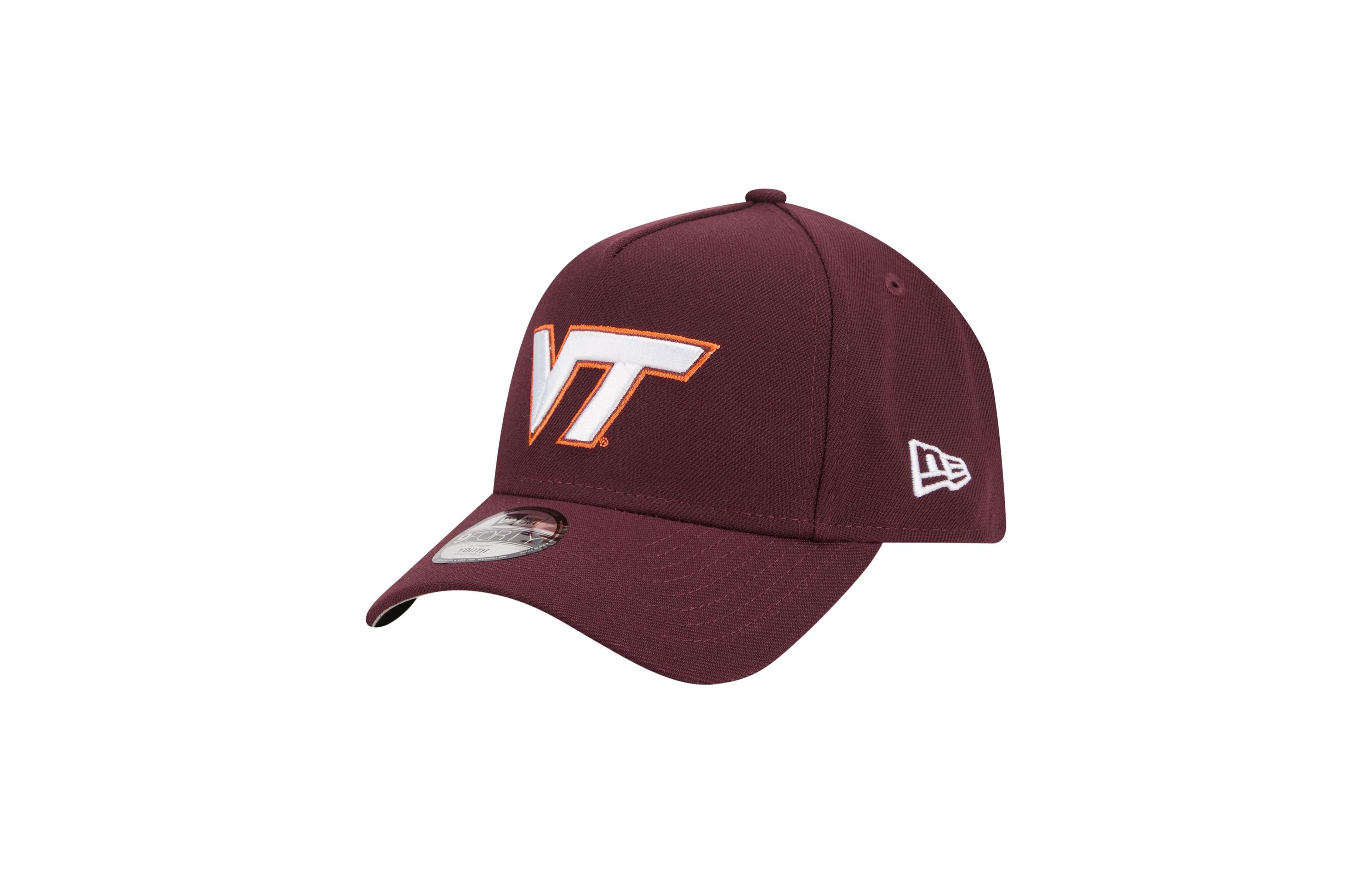 New Era Big Boys' and Girls' Virginia Tech Hokies 9FORTY A-Frame Structured Baseball Cap