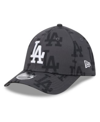 Men's  Gray Los Angeles Dodgers Halftone 39THIRTY Flex Hat