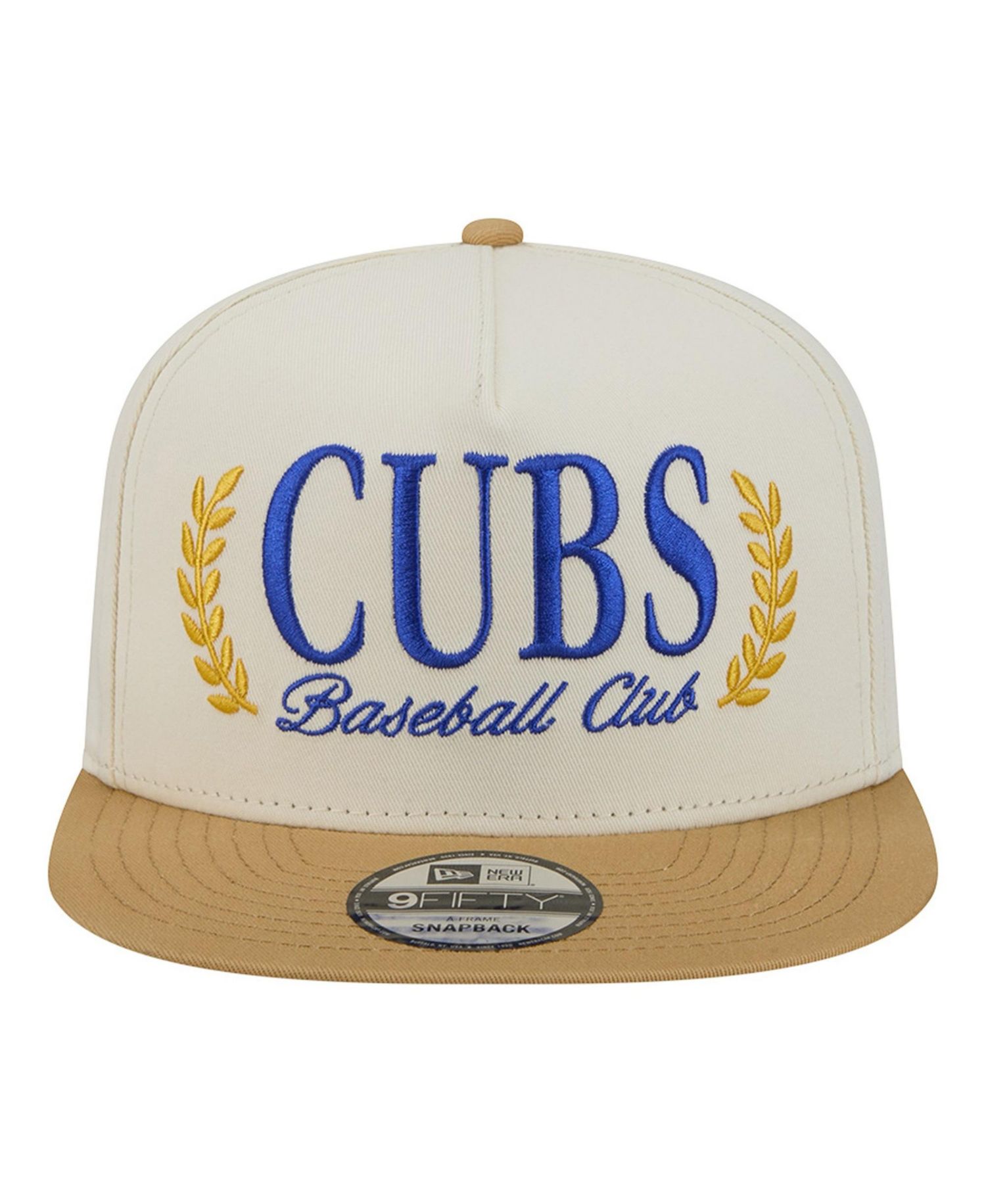 Men's Cream Chicago Cubs Club 9FIFTY A-Frame Snapback Hat
