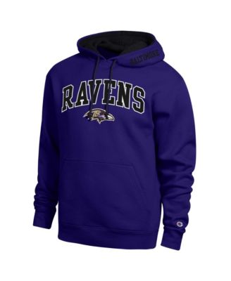Men's Purple/Black Baltimore Ravens Contrast Hoodie