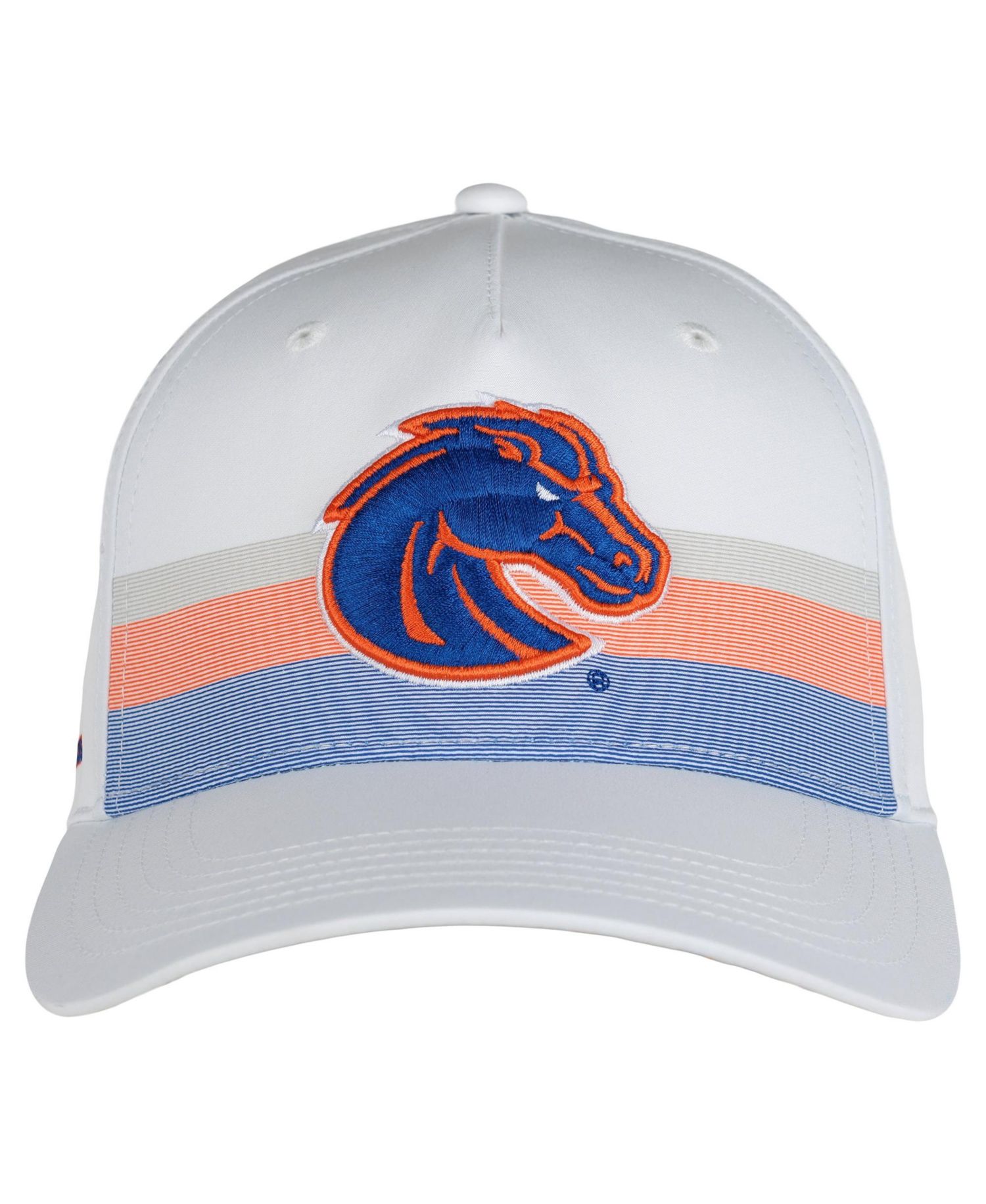 Men's and Women's White Boise State Broncos The Sideline Adjustable Hat