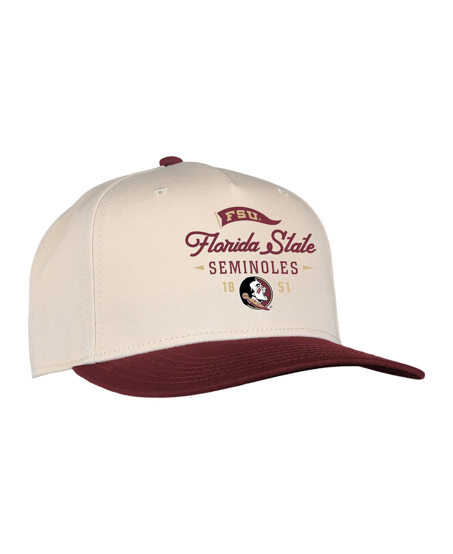 Men's and Women's Cream Florida State Seminoles The 1995 Adjustable Hat