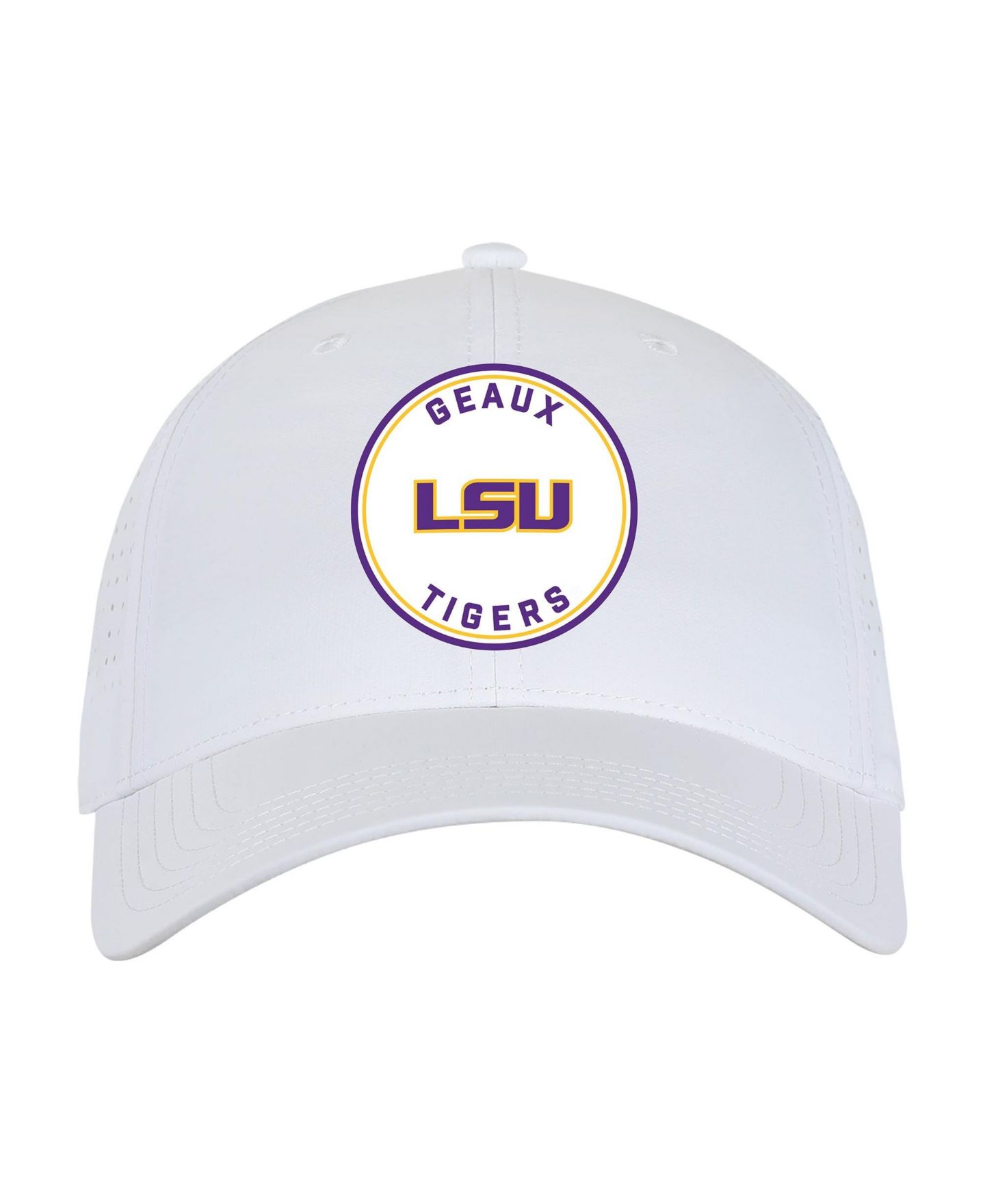 Кепка Ahead White LSU Tigers Brezo Adjustable Hat — фото 2