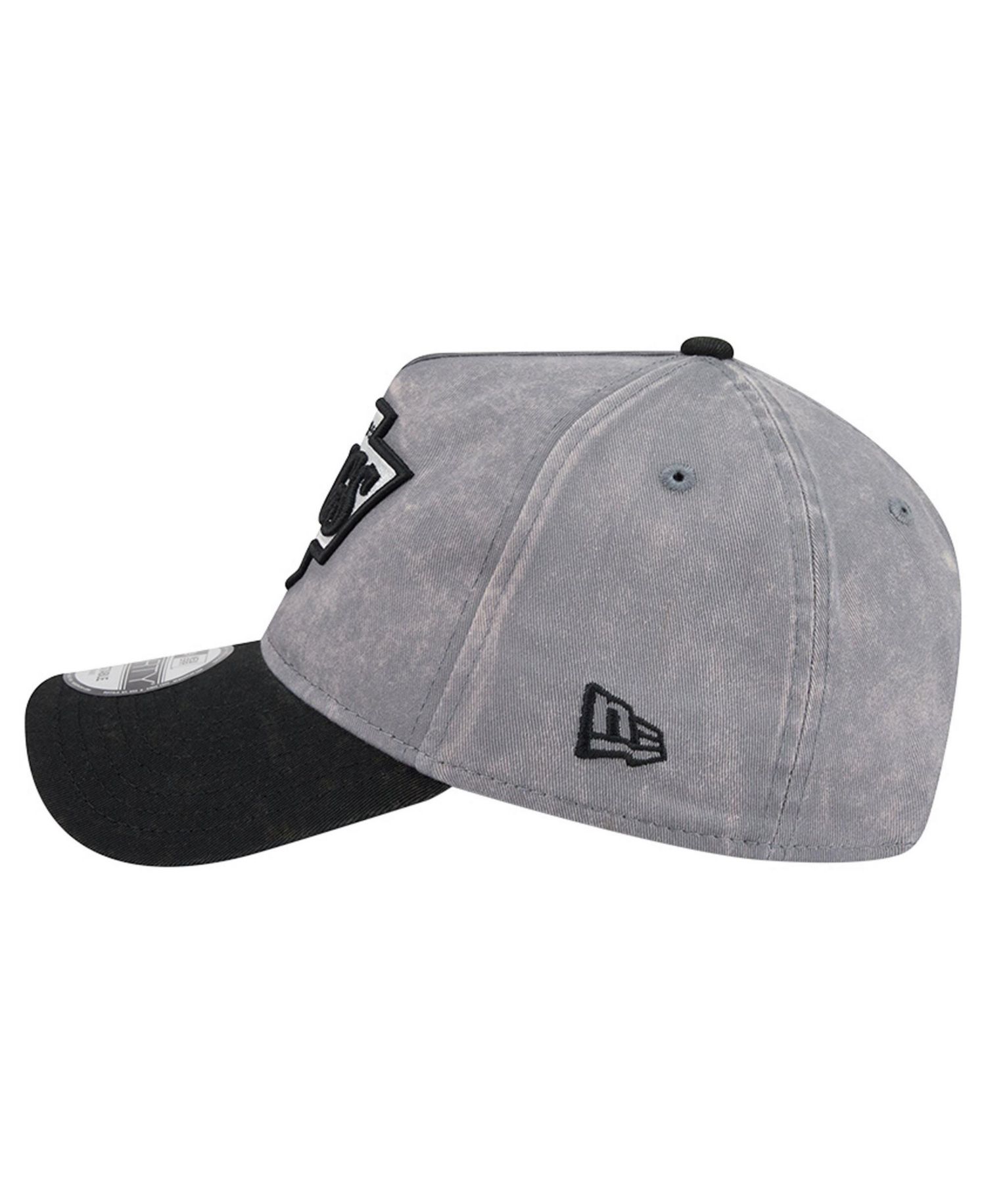 Men's Gray/Black Los Angeles Kings Storm A-Frame 9FORTY Adjustable Hat