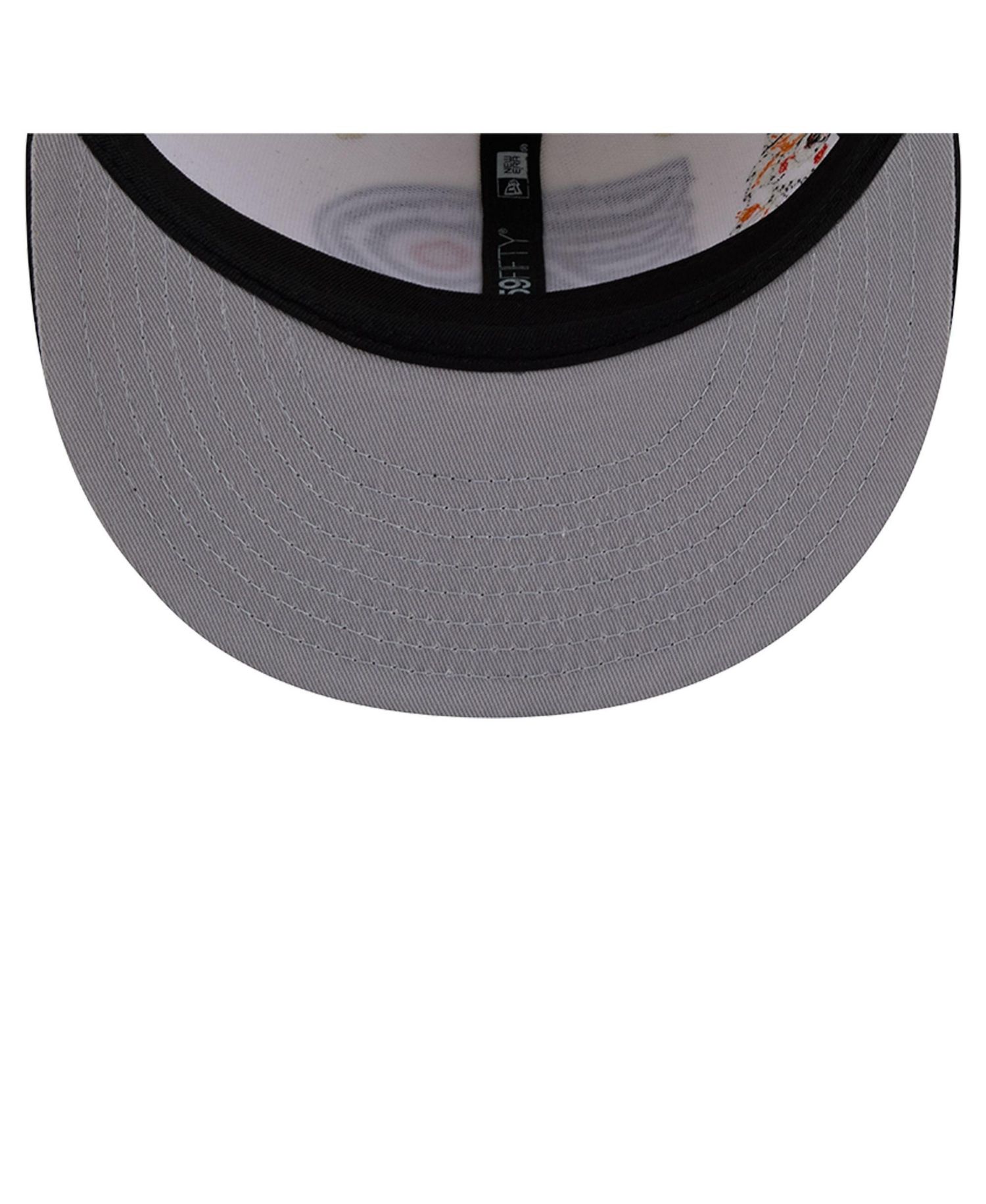 Men's Cream/Black Philadelphia Flyers Localized Stitched 59FIFTY Fitted Hat