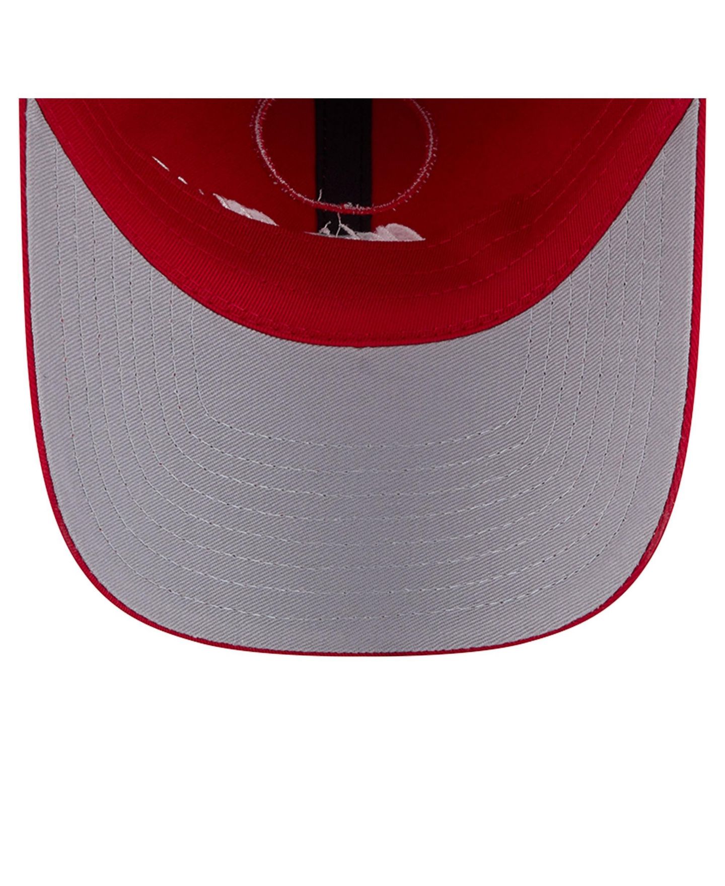 Женская кепка New Era Red Philadelphia Phillies Script Patch Casual Classic Adjustable Hat — фото 5