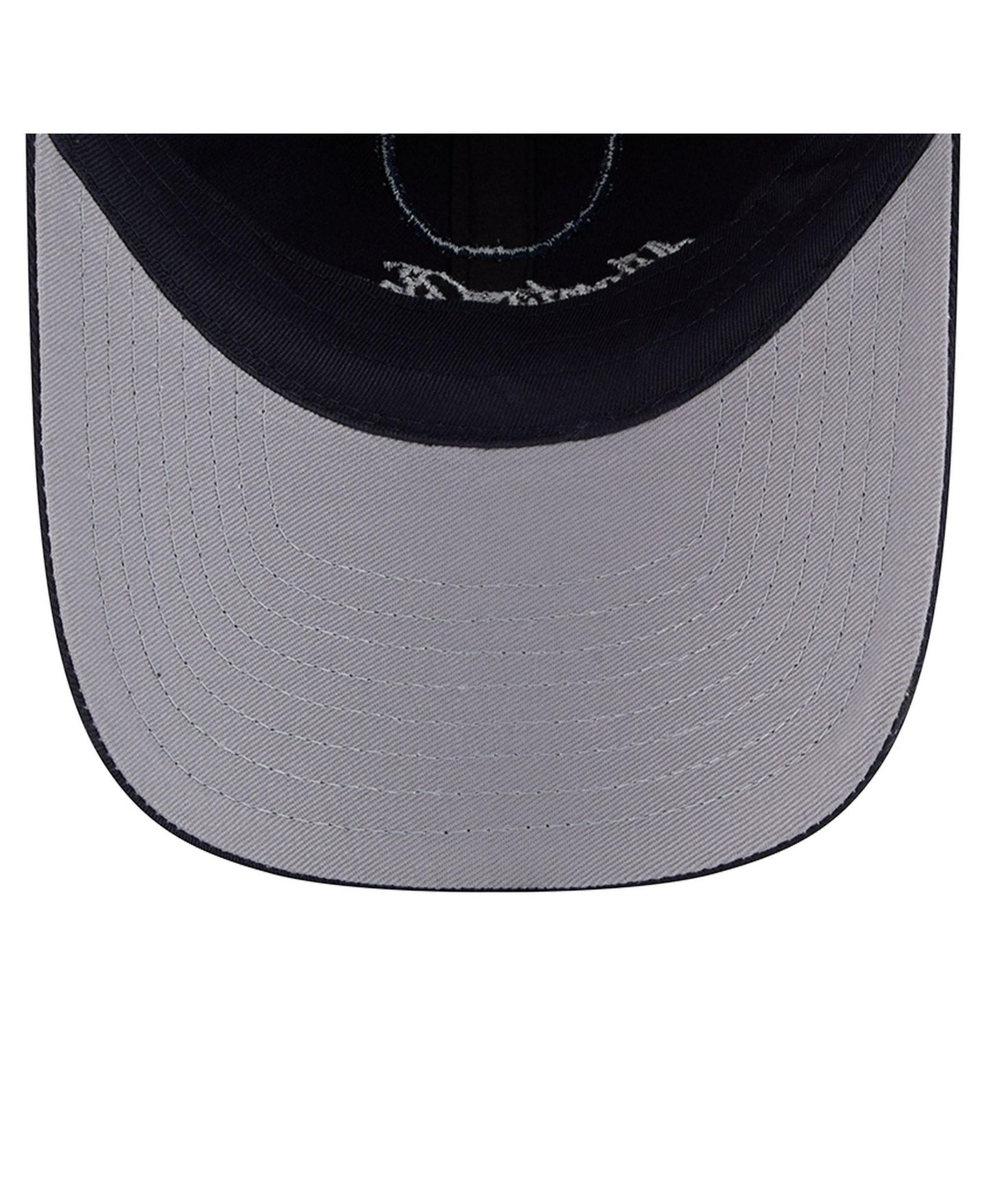 Женская кепка New Era Navy Atlanta Braves Script Patch Casual Classic Adjustable Hat — фото 5
