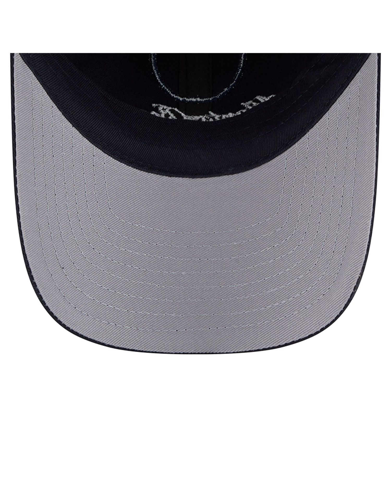 Women's Navy Atlanta Braves Script Patch Casual Classic Adjustable Hat