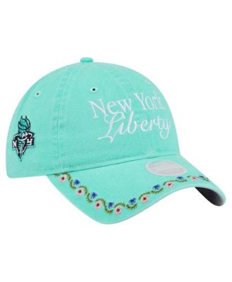 Women's Mint New York Liberty Floral Casual Classic Adjustable Hat
